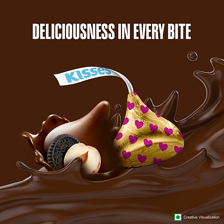 Hershey's Kisses Hazelnut 'N' Cookies Chocolate 100.8 g – view 9