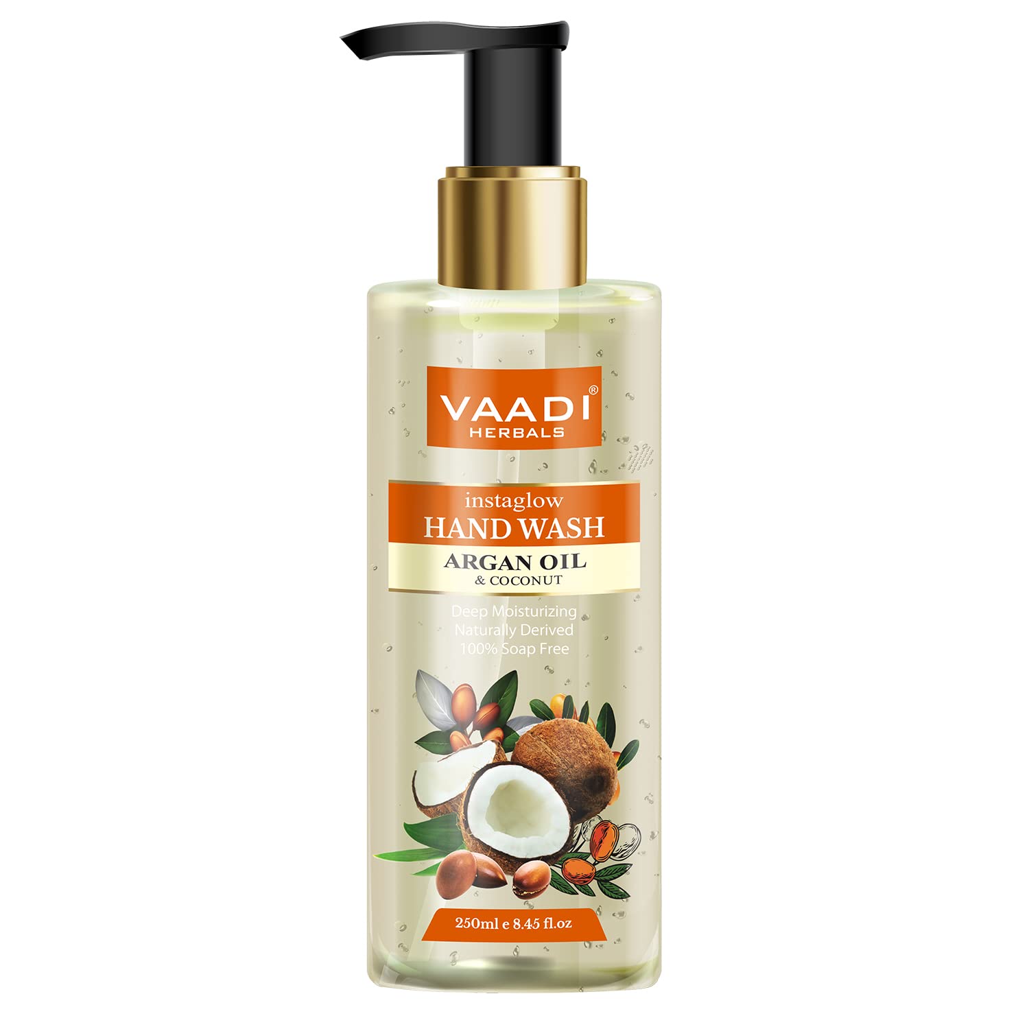 Vaadi Herbals Instaglow Argan Oil and Coconut Hand Wash - 250 ml – view 2