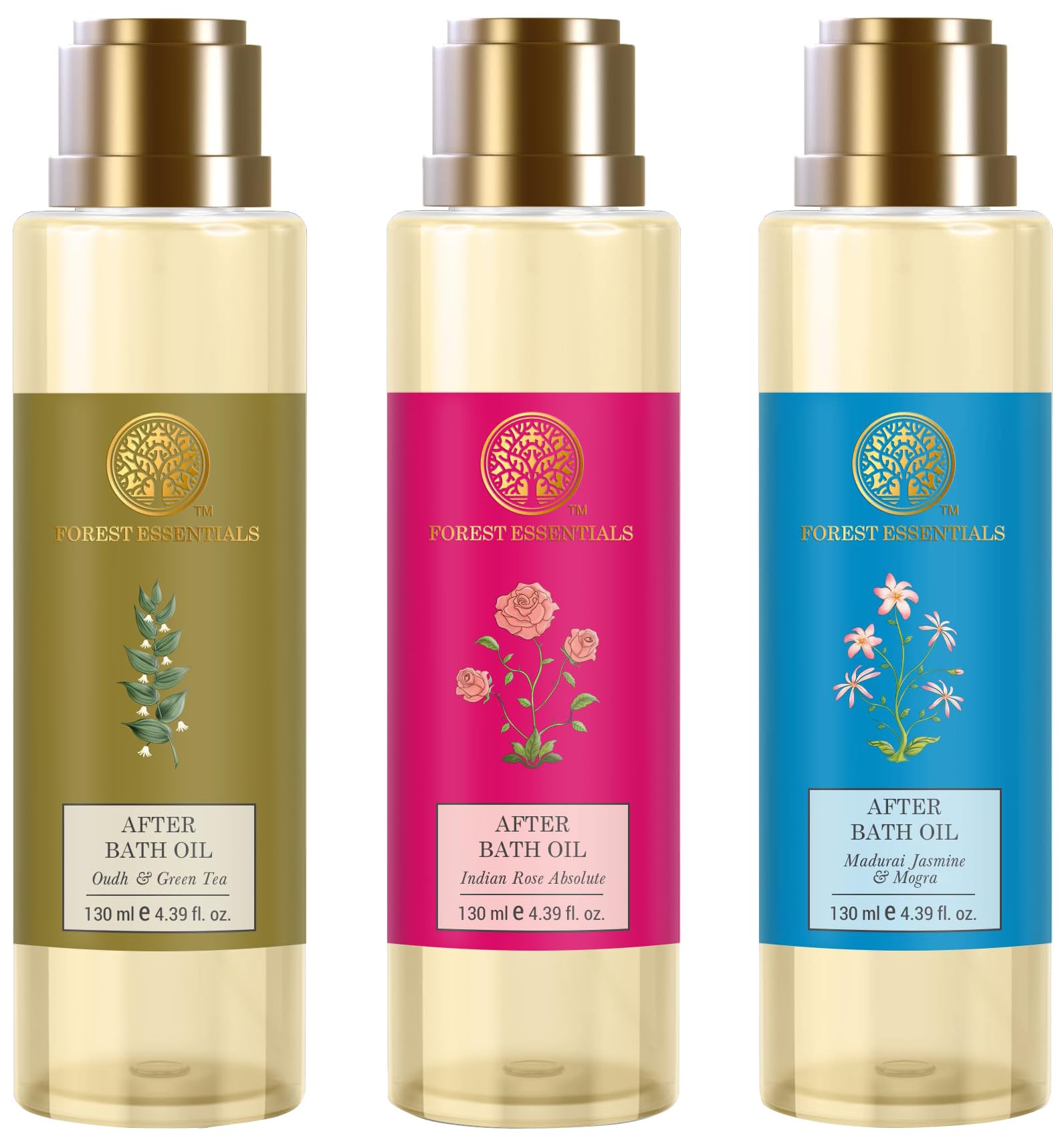 Forest Essentials after bath oil for adults in 130 ml