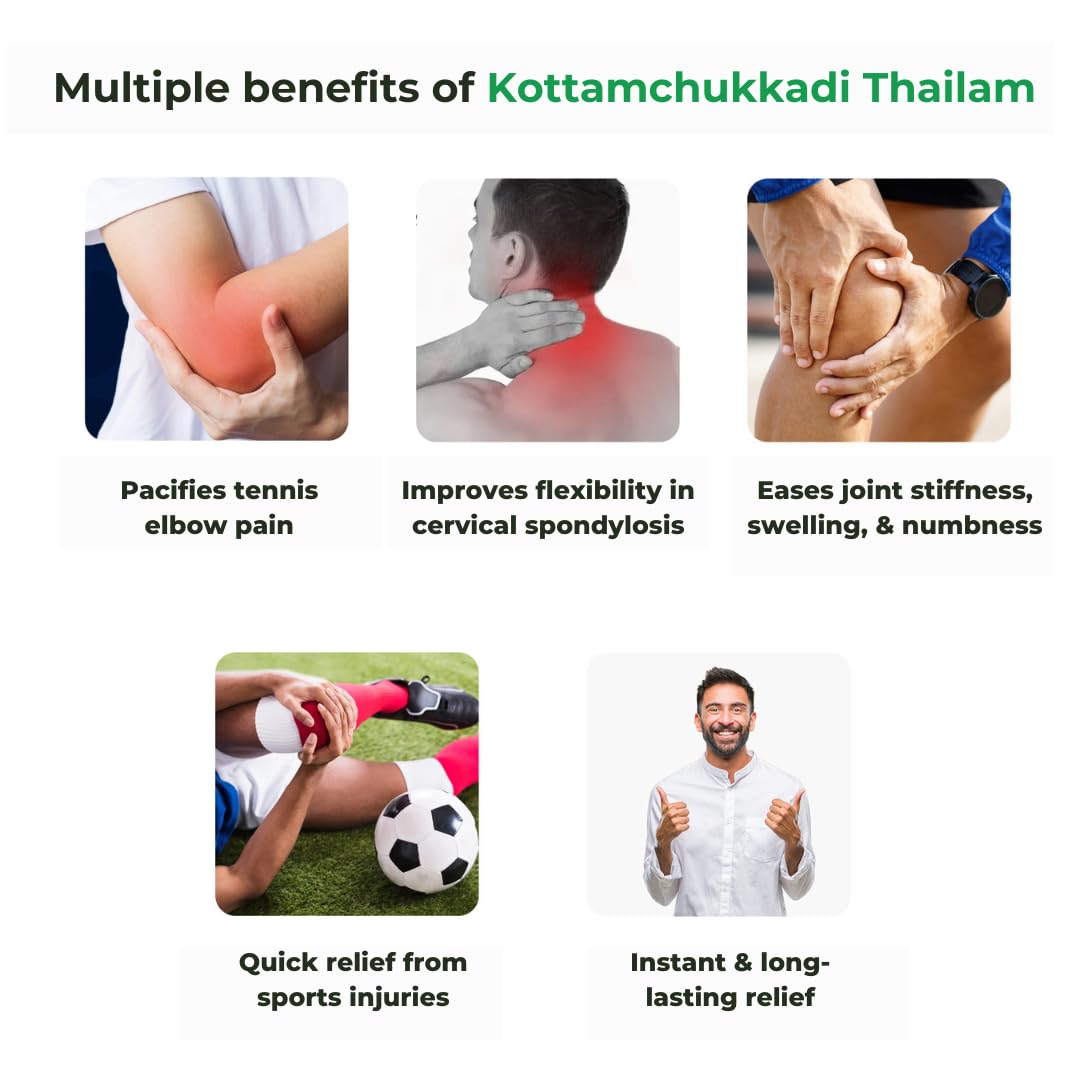 Kerala Ayurveda Kottamchukkadi Thailam 450 ML – view 2