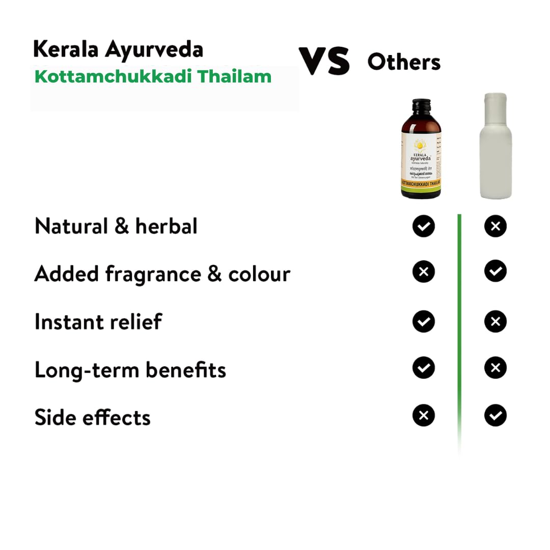 Kerala Ayurveda Kottamchukkadi Thailam 450 ML – view 3