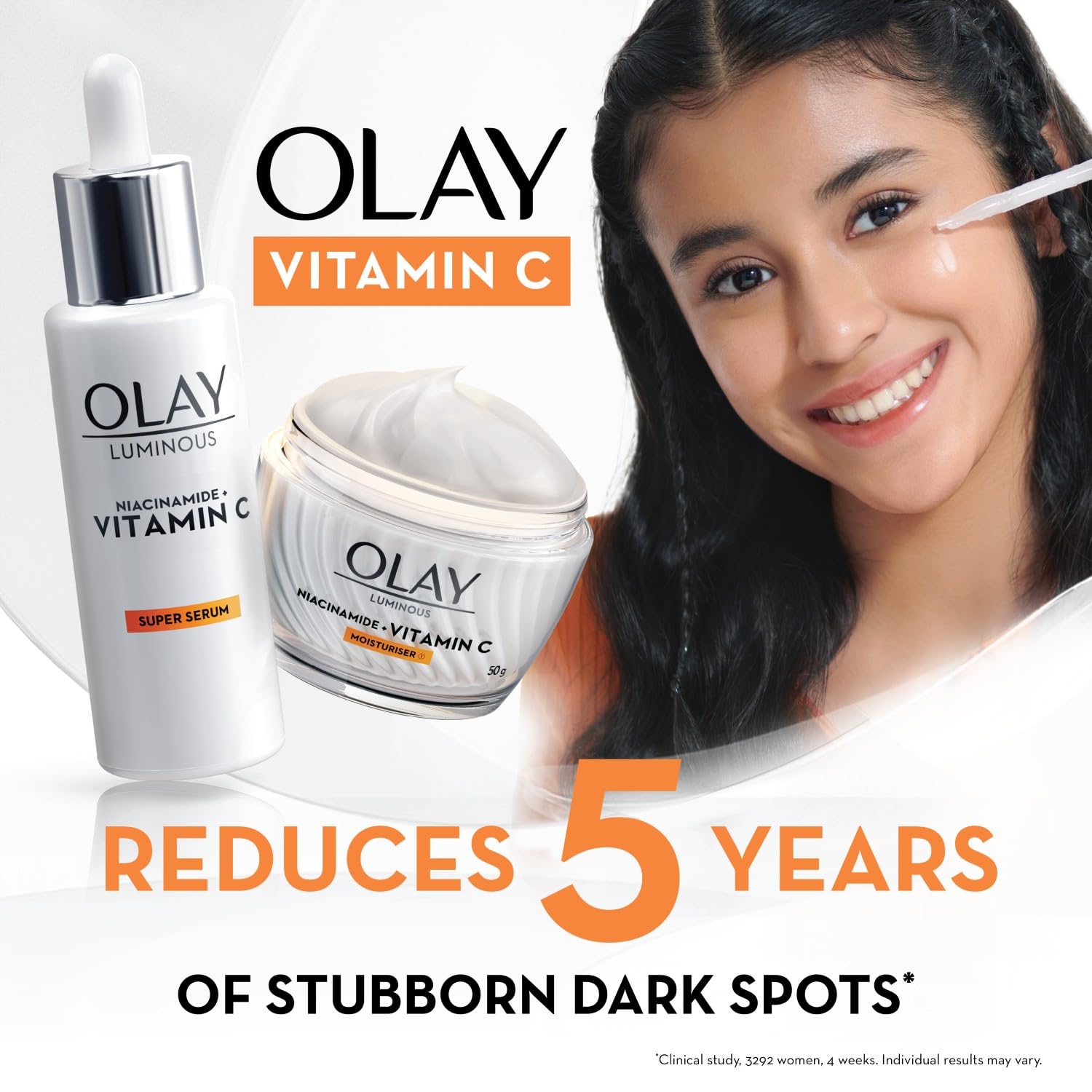 Olay Vitamin C Face Serum with Niacinamide l Even Glow & Smooth Texture l Normal, Oily, Dry & Combination Skin l Parabens & Sulphate-free l 30ml – view 2