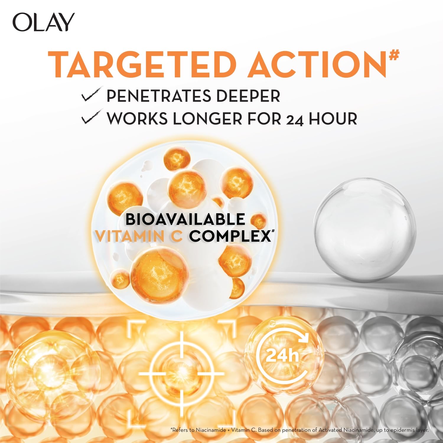 Olay Vitamin C Face Serum with Niacinamide l Even Glow & Smooth Texture l Normal, Oily, Dry & Combination Skin l Parabens & Sulphate-free l 30ml – view 4