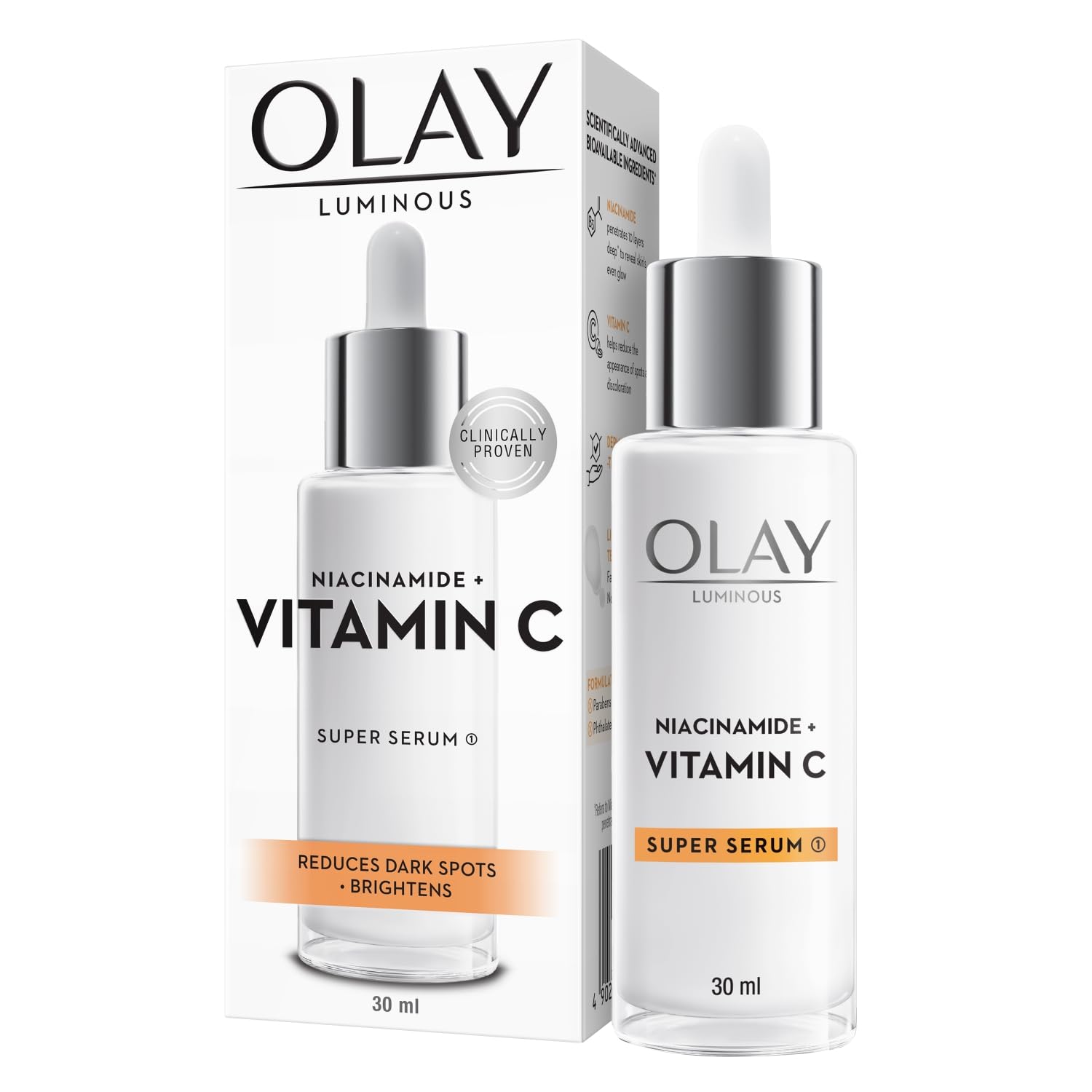 Olay Vitamin C Face Serum with Niacinamide l Even Glow & Smooth Texture l Normal, Oily, Dry & Combination Skin l Parabens & Sulphate-free l 30ml – view 9