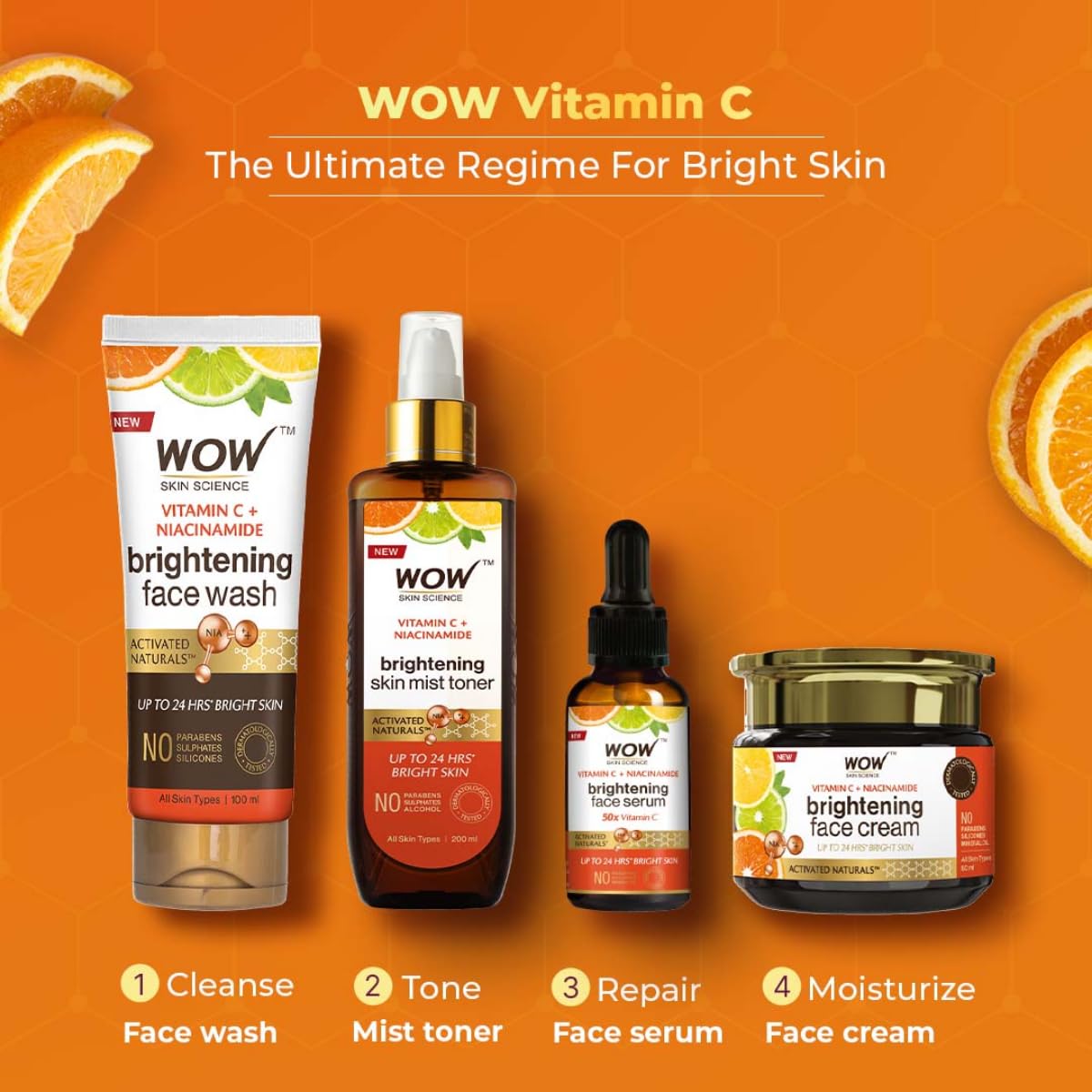 WOW Skin Science Brightening Vitamin C & Niacinamide Foaming Face Wash – view 7