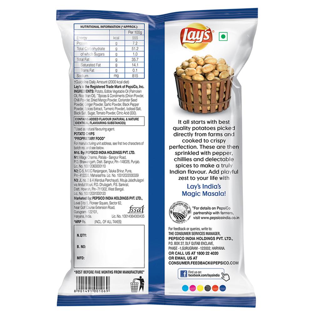 Lay's India's Magic Masala Potato Chips 73 G – view 2
