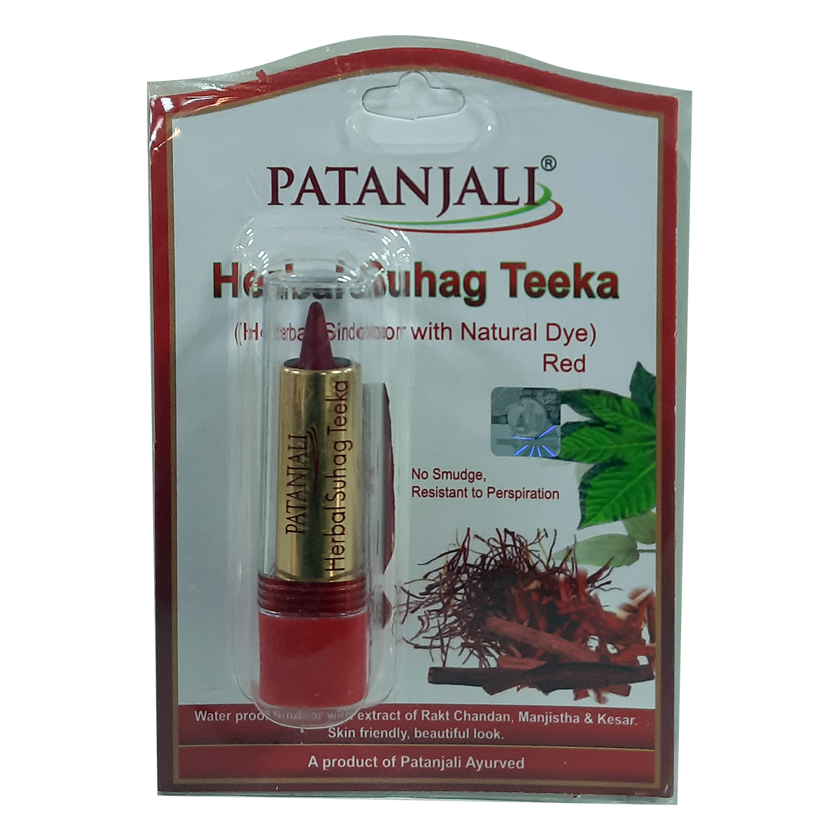Herbal Suhag Teeka Red 3 g – view 1