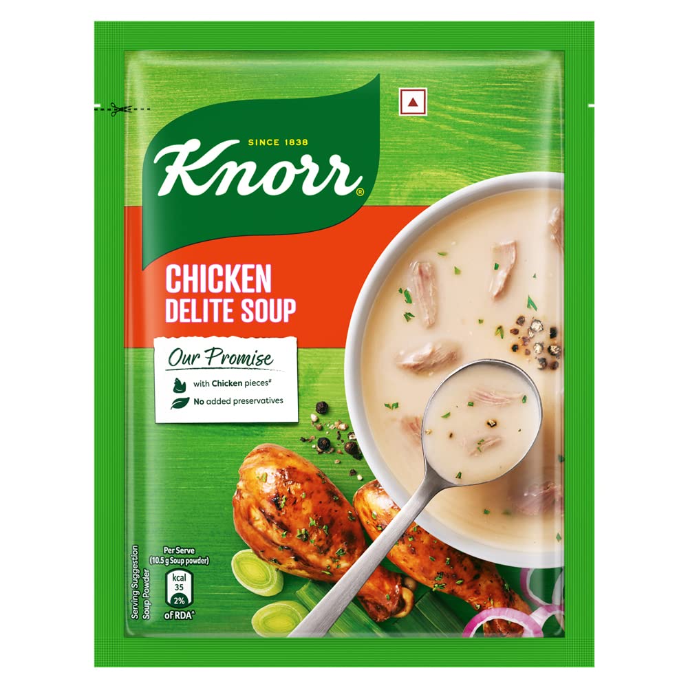 Knorr chicken soup mix 42 g pouch packaging front view