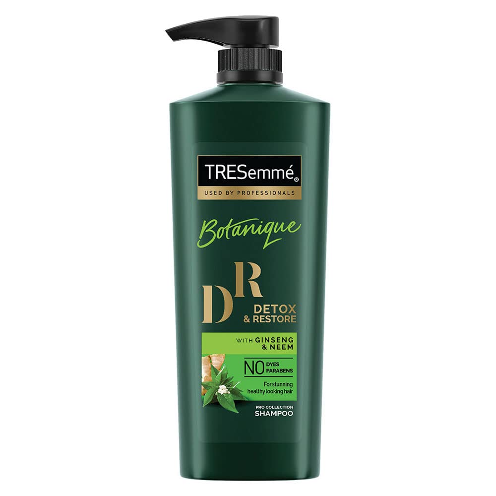 TRESemmé Detox & Restore Shampoo 580 ml bottle front view