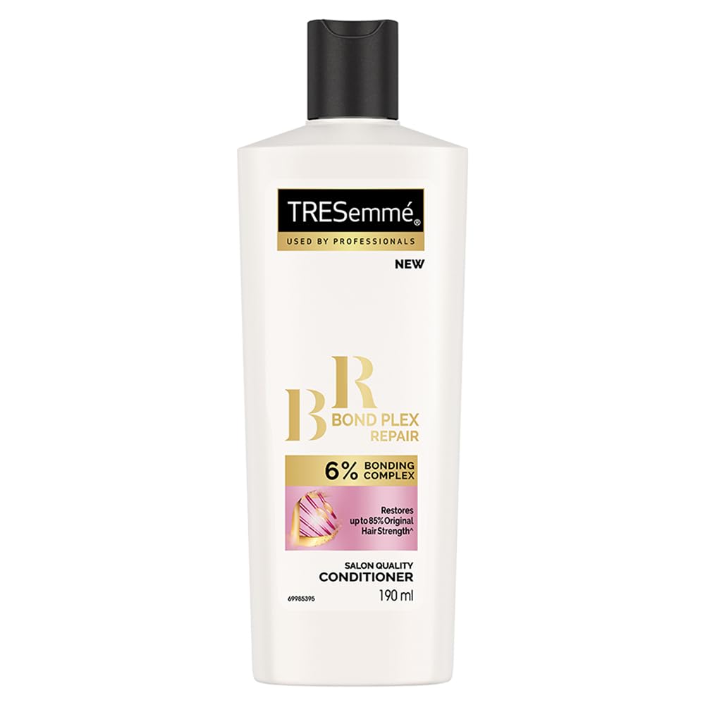 Front view of TRESemme Bondplex conditioner 190 ml bottle