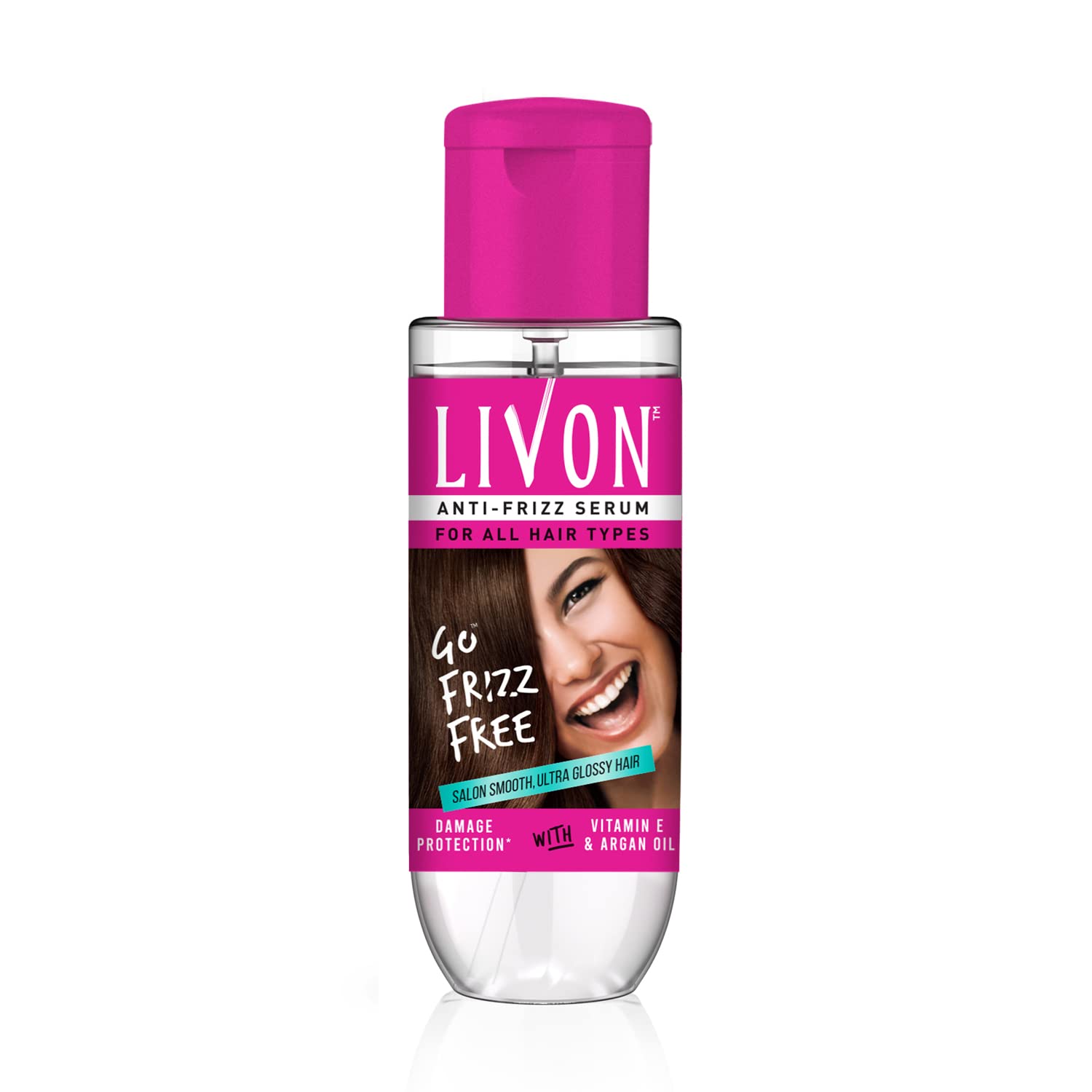 Livon hair serum 20 ml bottle with argan oil scent