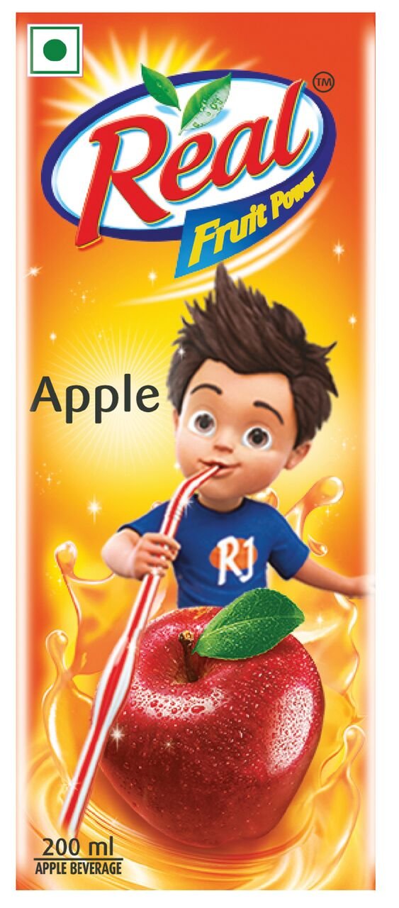 Single box of Real Fruit Power Apple 200ml drink