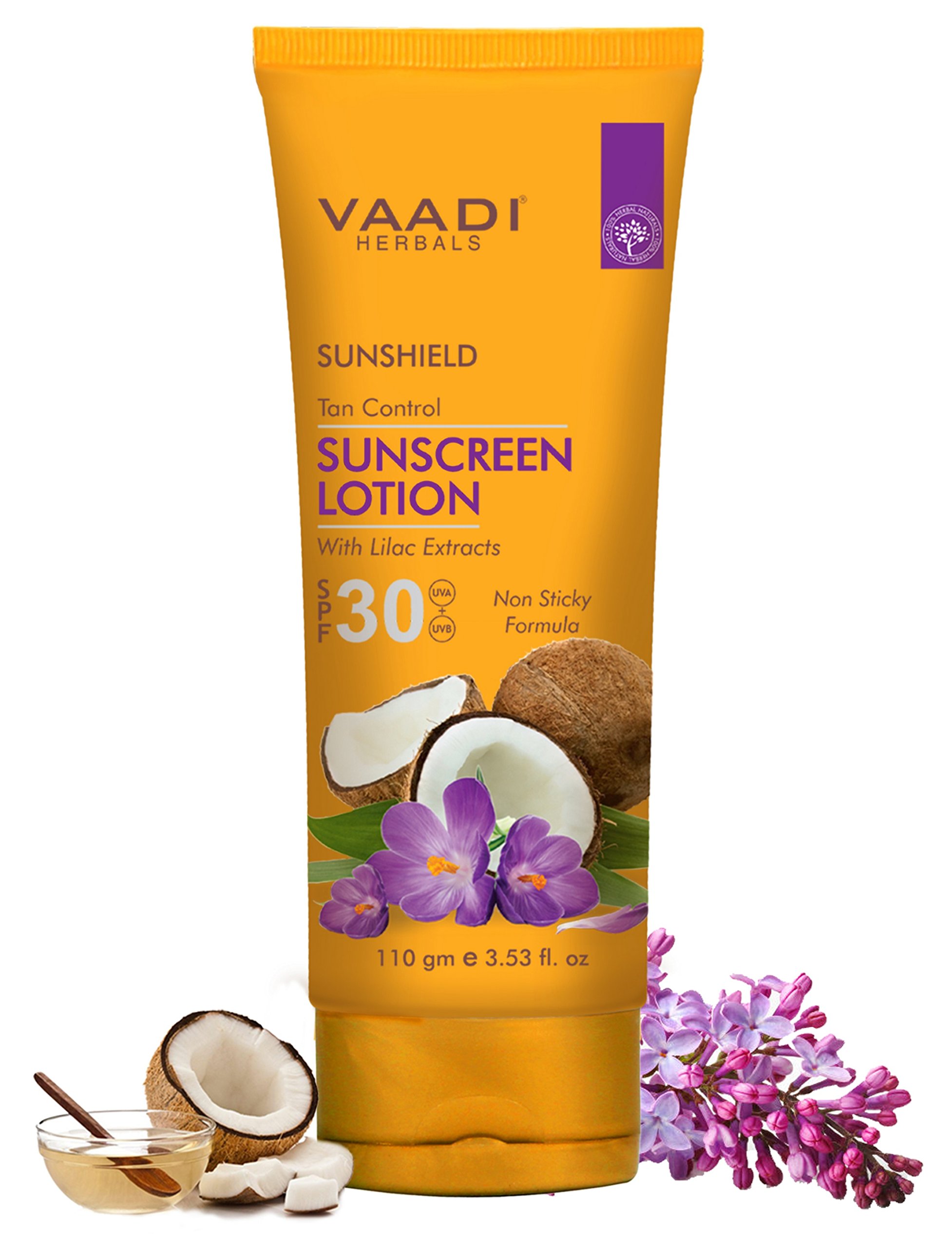 Vaadi Herbals Sunscreen Lotion SPF-30, 110g – view 2