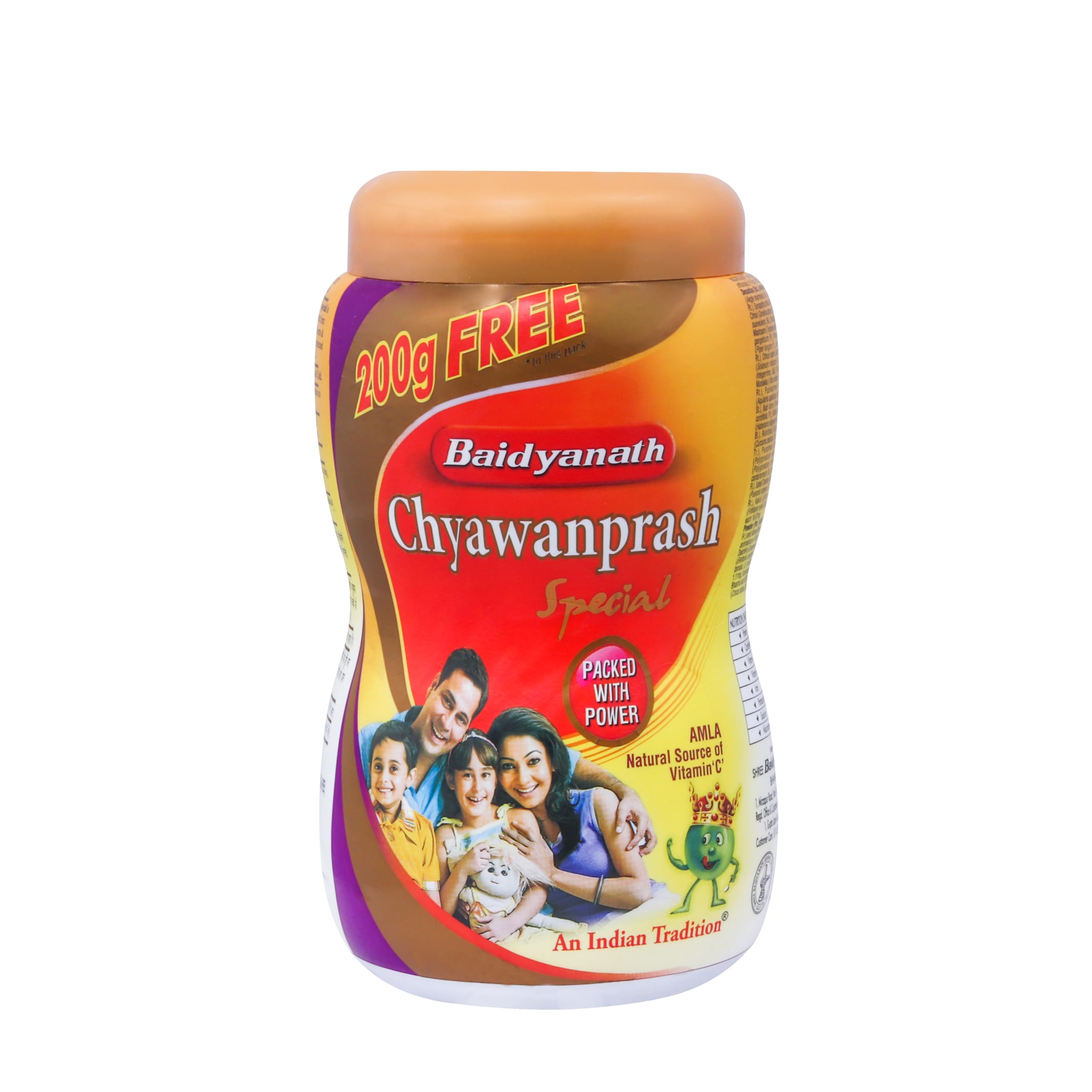 Front bottle pack of Baidyanath Chyawanprash Special 1.2 kg