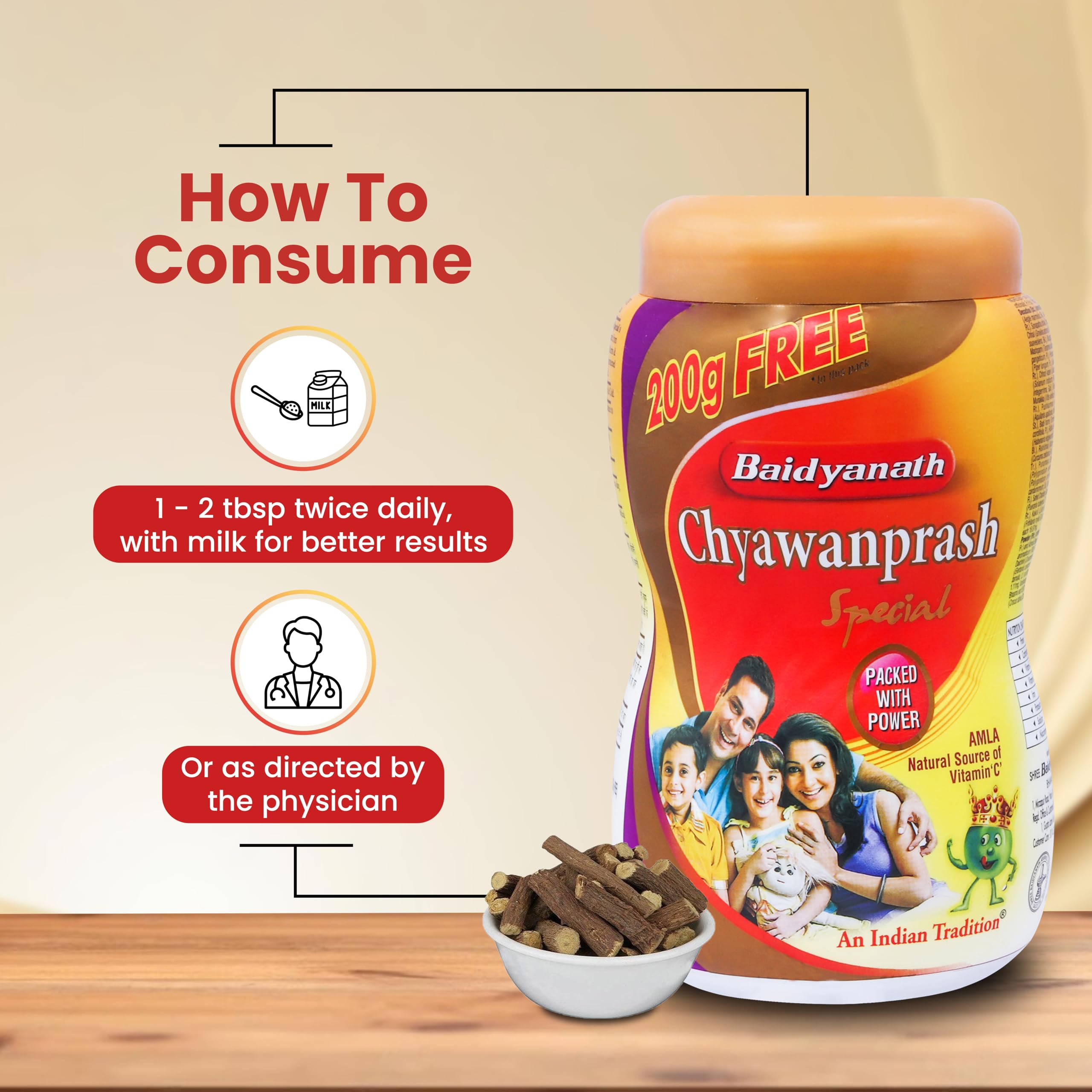 Baidyanath Chyawanprash Special-1.2 Kg – view 7