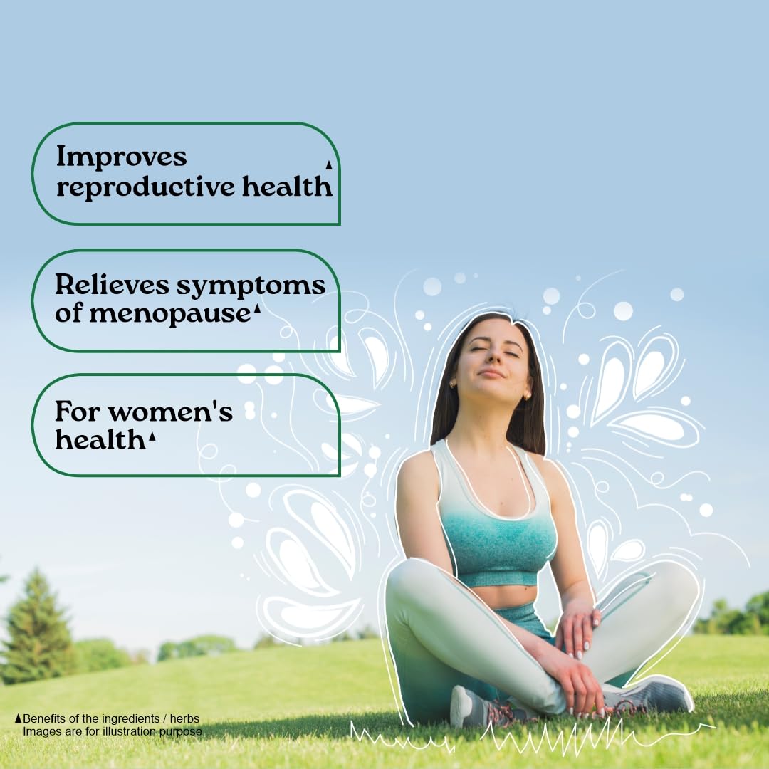 A TATA Product - Organic India Women's Well Being - 60 Veg Capsules, Plant Based Estrogens, Boosts Health & Vitality For Women Of All Ages & Restore Hormonal Balance, GMP & NPOP Certified Organic – view 4