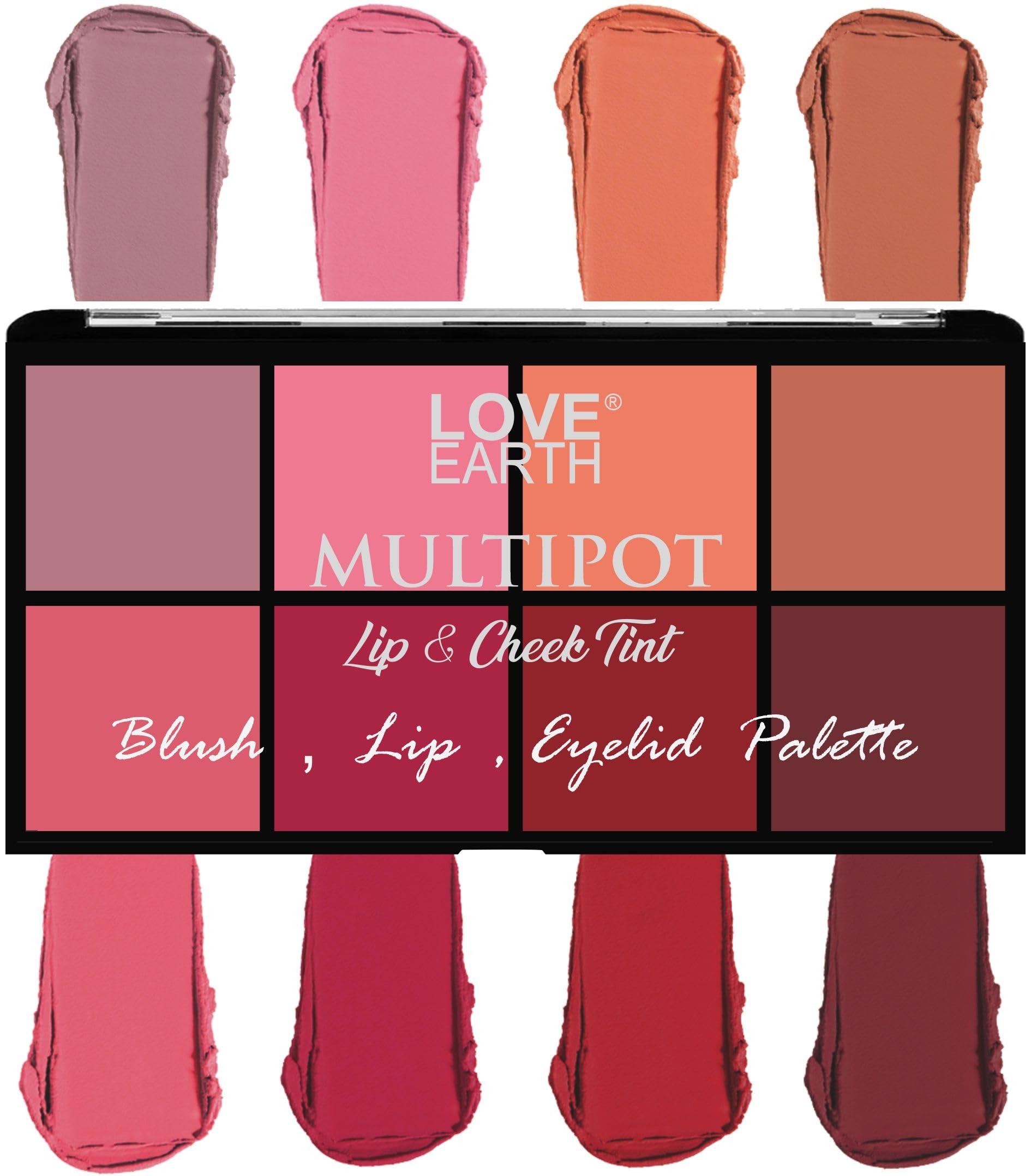 Love Earth cream multipot palette for lips, cheeks and eyelids
