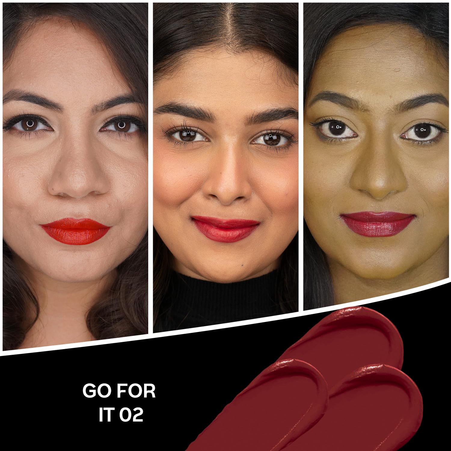 FACESCANADA Comfy Matte Creme Lipstick - Go For It, 4.2G – view 2