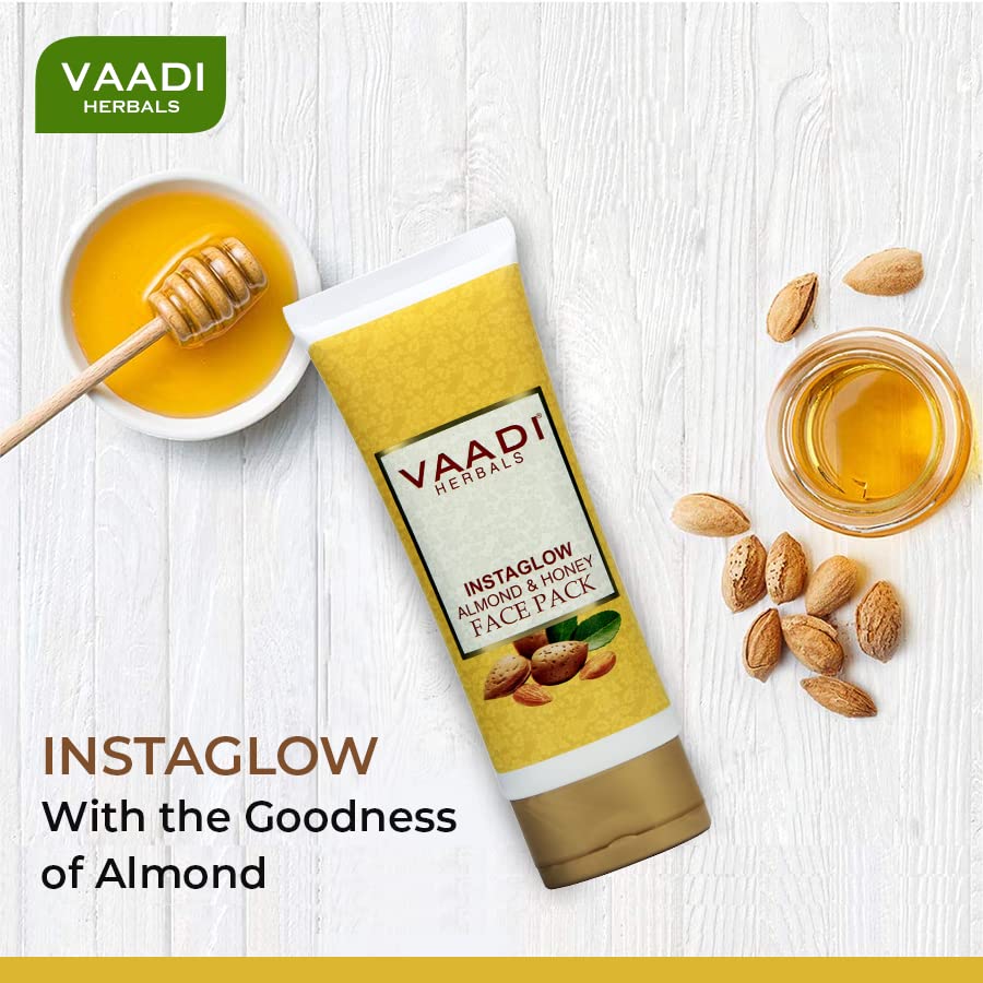 Vaadi Herbals Instaglow Almond and Honey Face Pack, 120gx2 – view 2