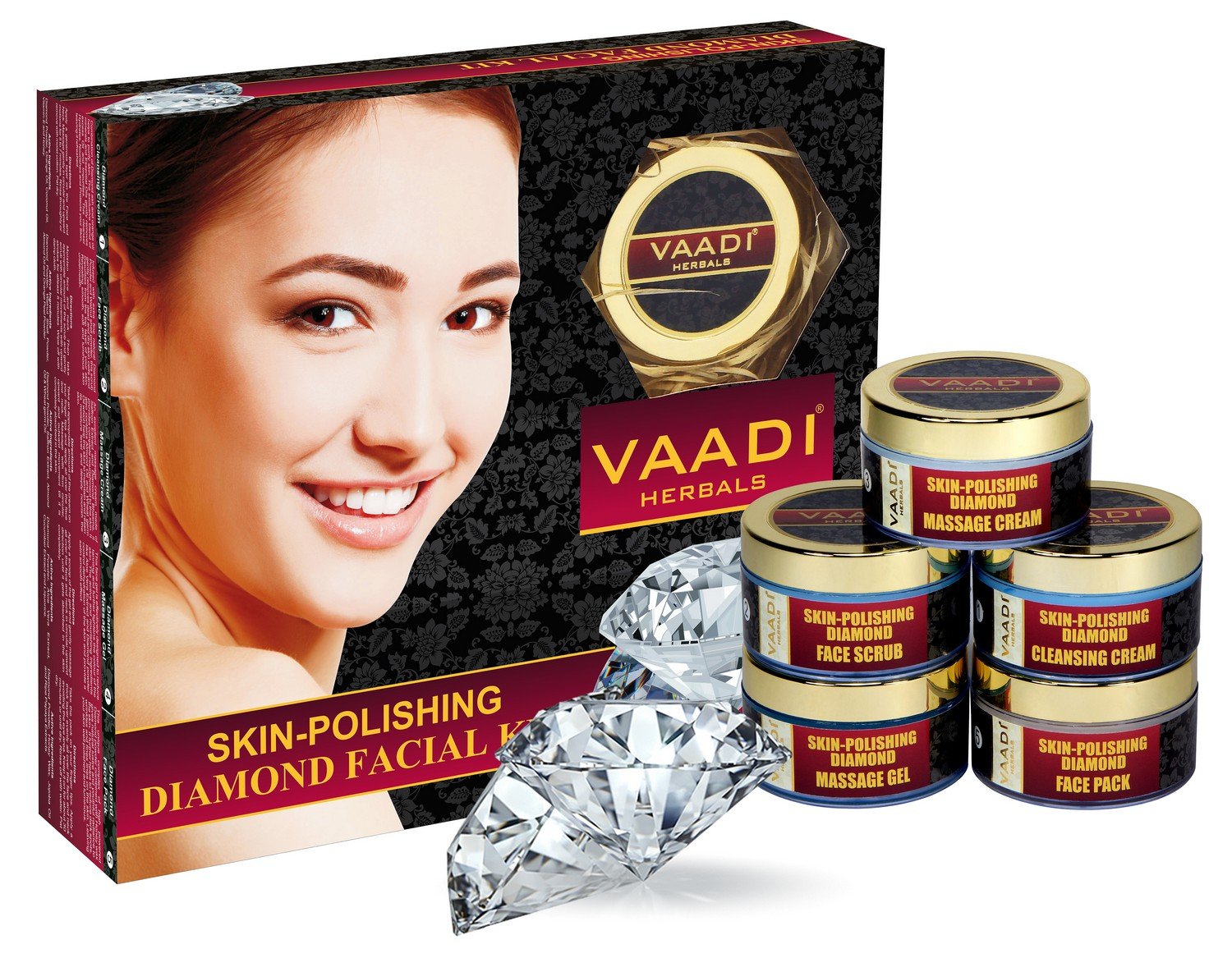 Vaadi Herbals Skin Polishing Diamond Facial Kit, 270g – view 2
