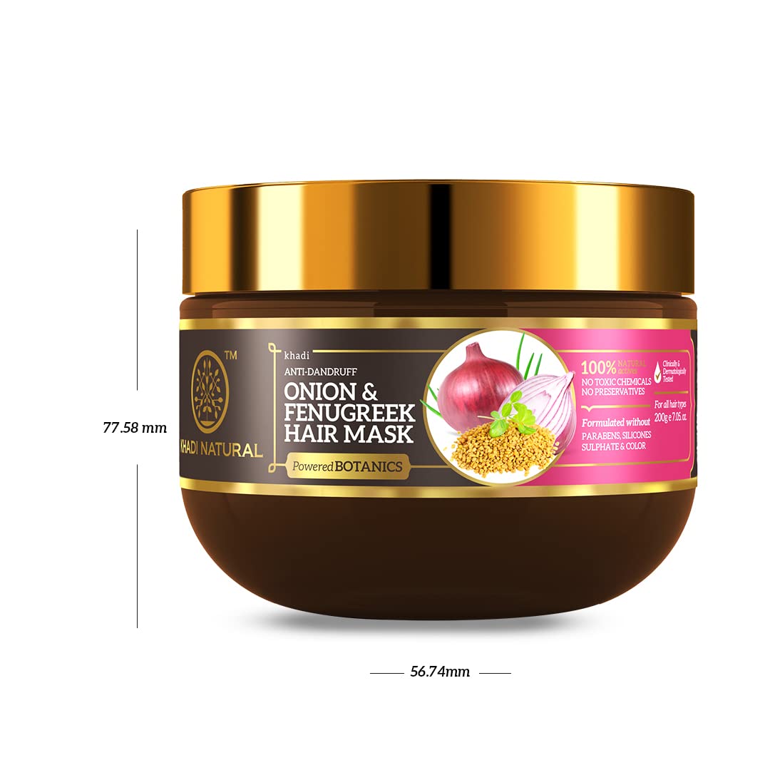 KHADI NATURAL Onion & Fenugreek Hair Mask – view 8