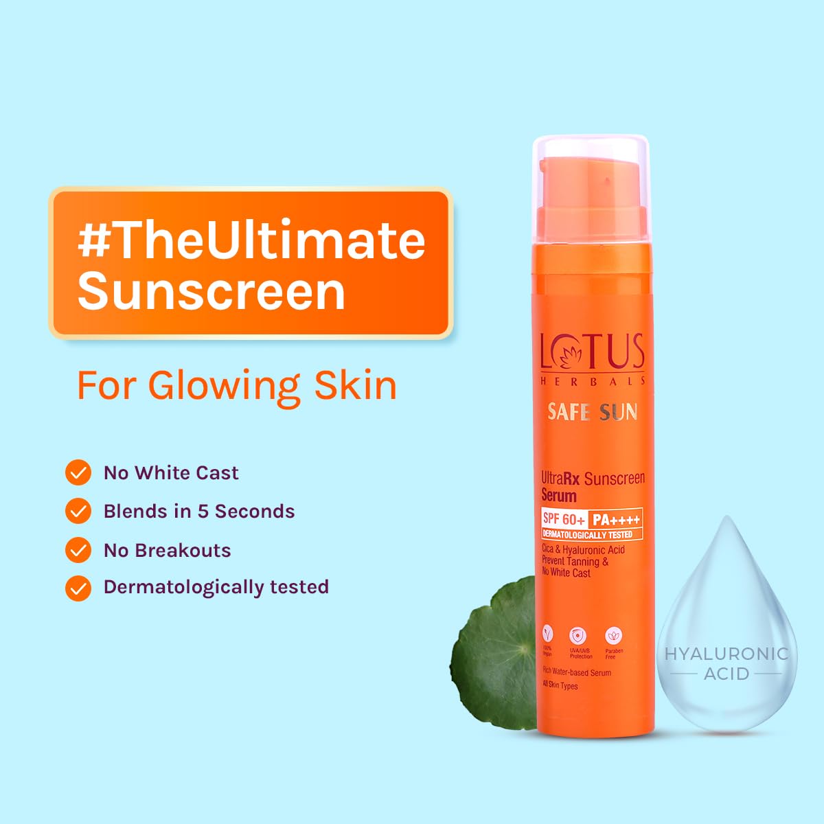 Lotus Herbals UltraRx Sunscreen Serum SPF 60+ PA++++ – view 2