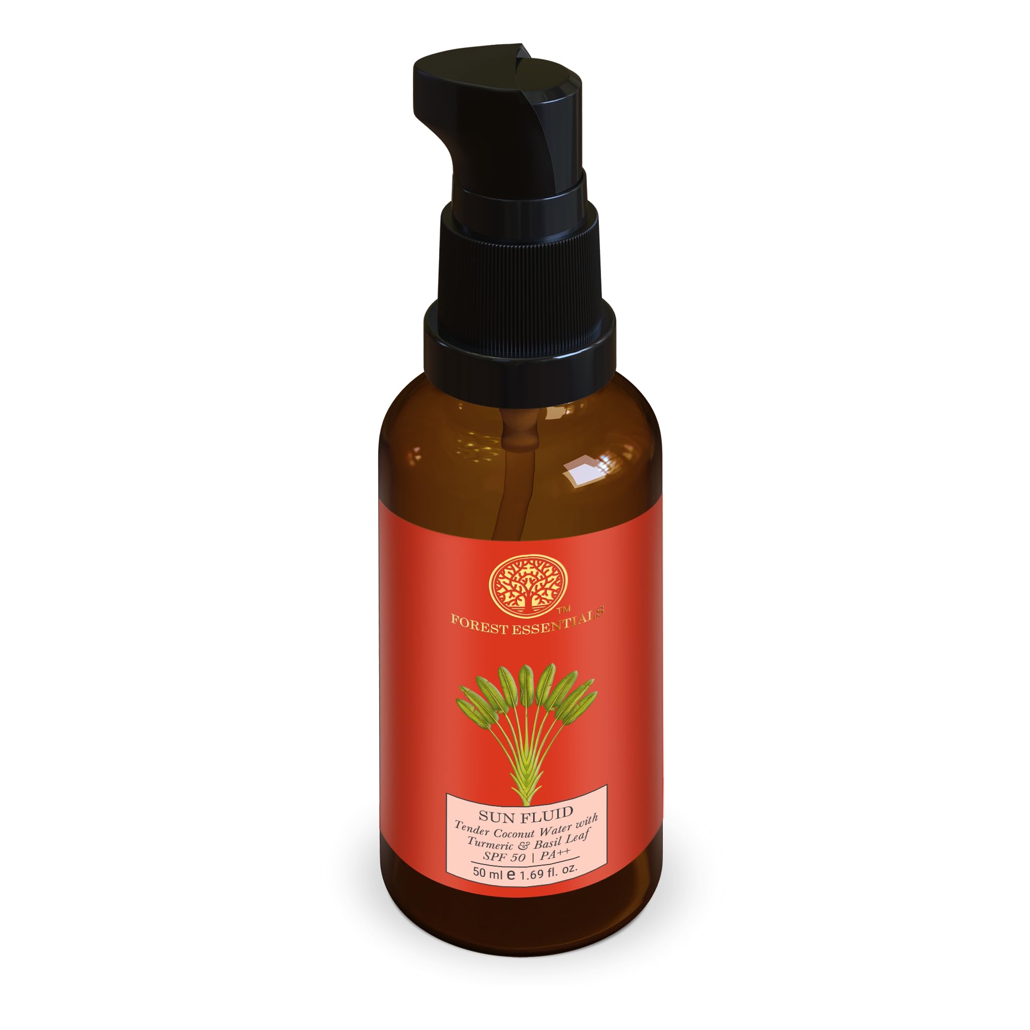 Forest Essentials SUN FLUID Tender Coconut Water with Turmeric & Basil Leaf SPF 50 – view 3