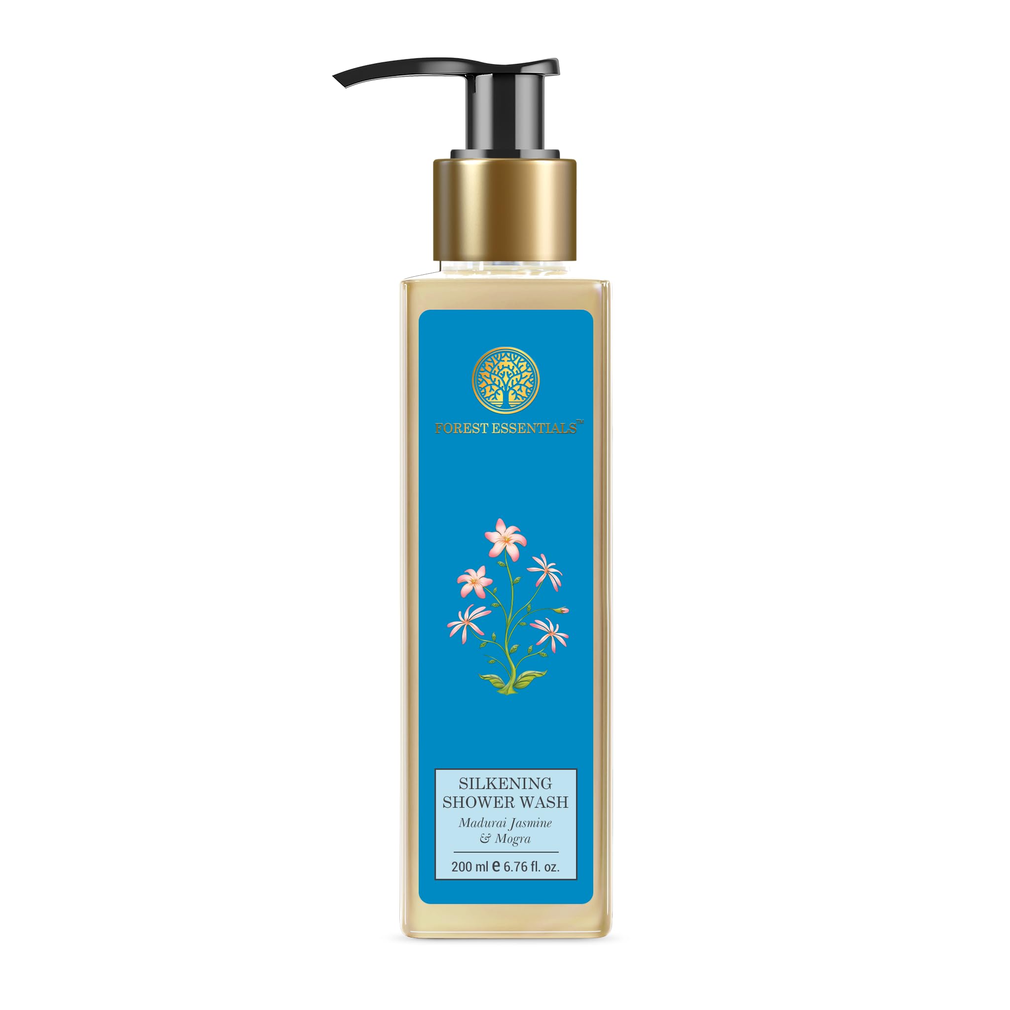 Forest Essentials After Bath Oil Madurai Jasmine & Mogra & Forest Essentials Silkening Shower Wash Madurai Jasmine & Mogra Combo – view 5