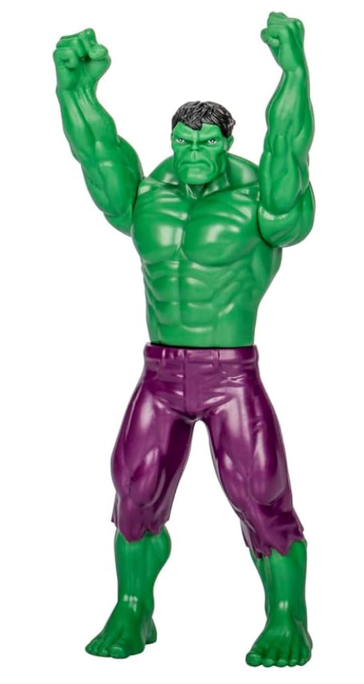 Marvel Hulk Action Figure, 6-Inch, Super Hero Toy for Kids Ages 4 Years and Above – view 3