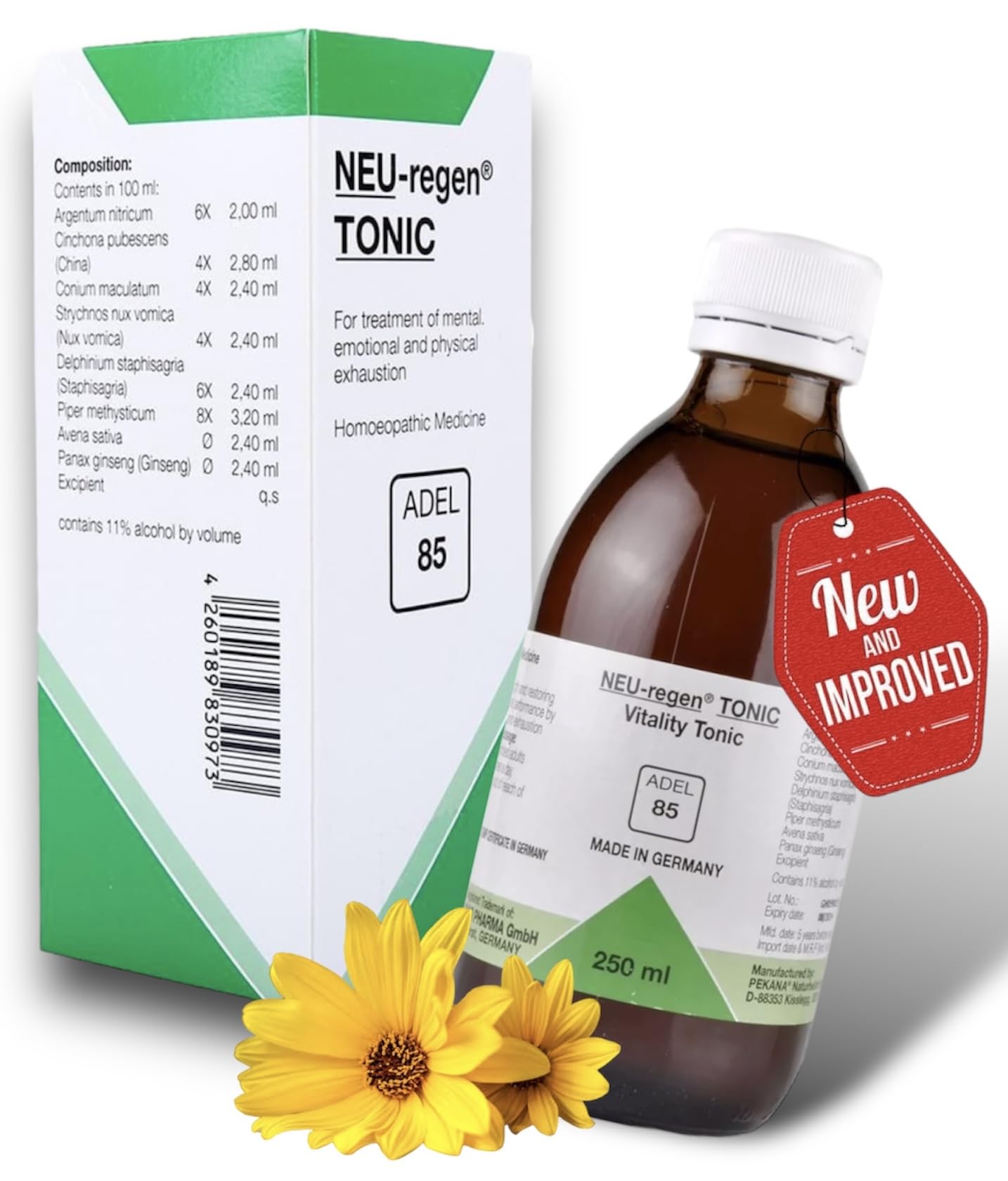 HOMOCOS Adel 85 Energy Neu-Regen herbal bottle 250 ml pack