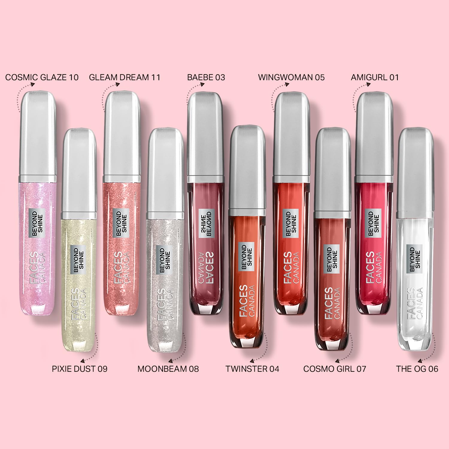 FACESCANADA Faces Canada Beyond Shine Lip Gloss - Wingwomen 05, 3Ml – view 6