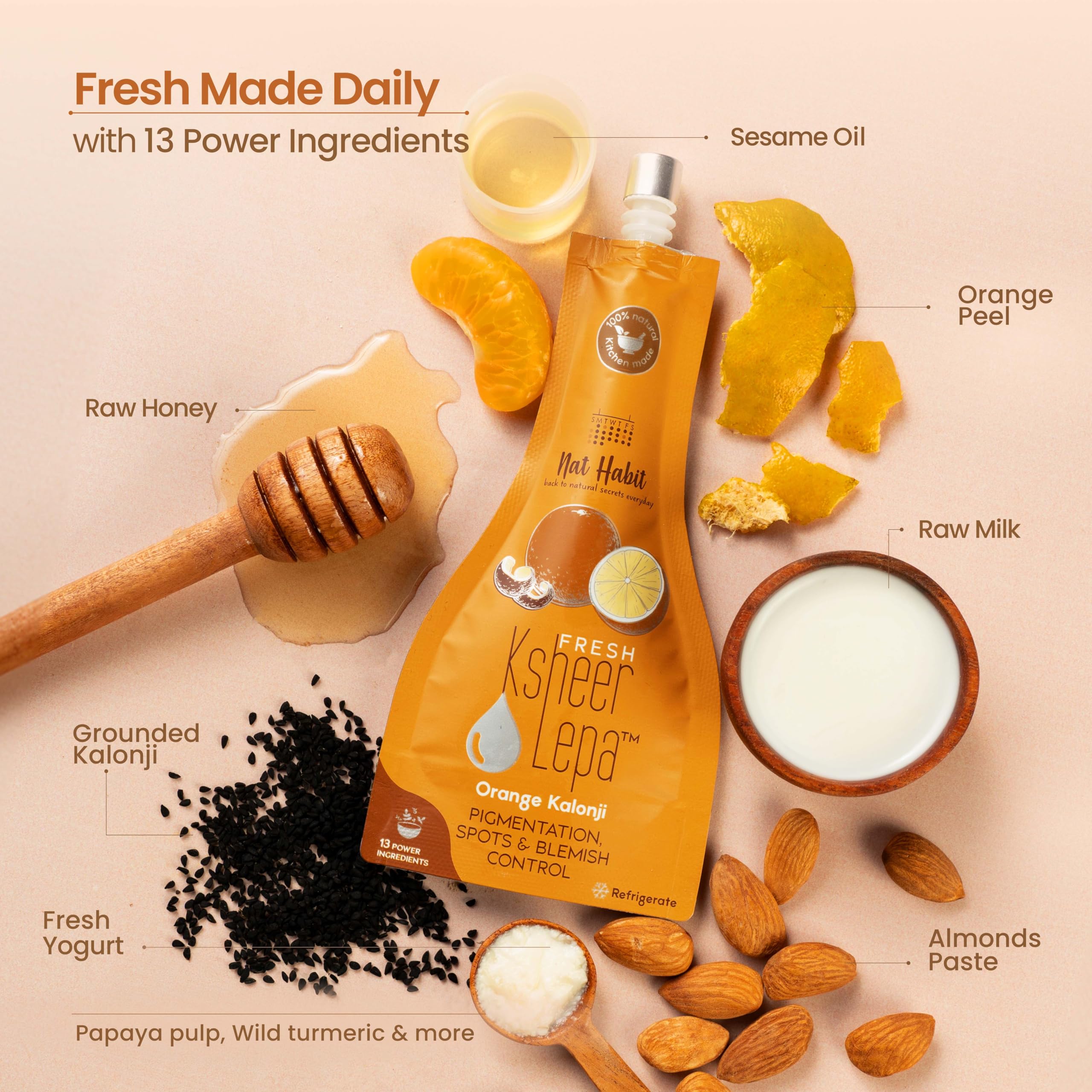 Nat Habit Orange & Kalonji Ksheer Lepa – view 3