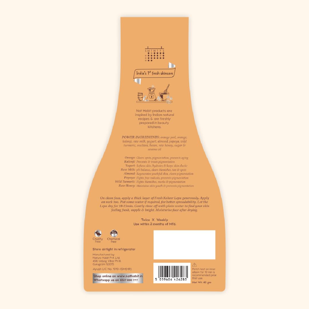 Nat Habit Orange & Kalonji Ksheer Lepa – view 8
