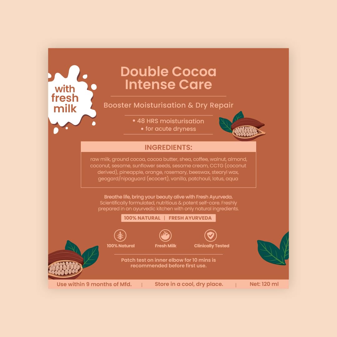 Nat Habit Double Cocoa Moisturiser, Skin Malai, Body Cream, Body Butter, Cold Cream Winter – view 6
