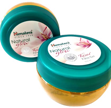 Himalaya Kesar face gel 100 ml packaging and jar