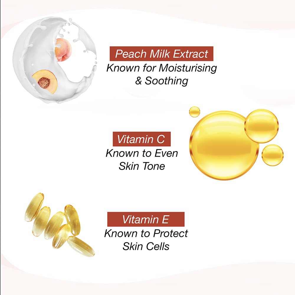 Lakme Peach Milk Moisturizer Body Lotion 60ml – view 5