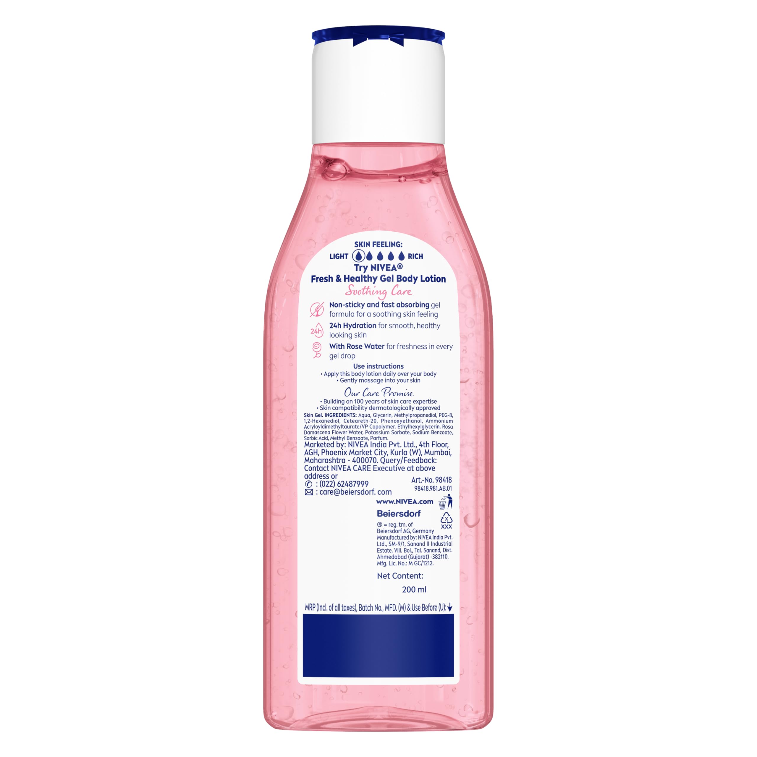 NIVEA Gel Body Lotion 200 ml – view 7