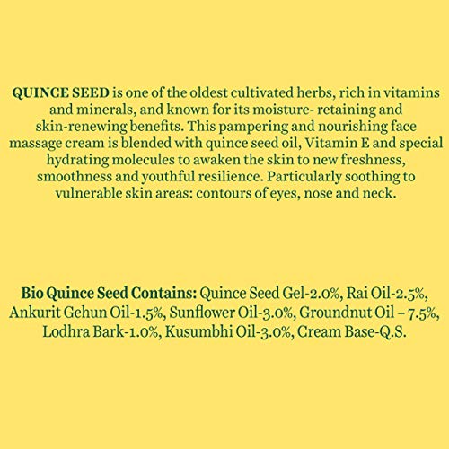 Biotique Quince Seed Anti Aging Face Massage Cream For Normal To Dry Skin, 50gm – view 4