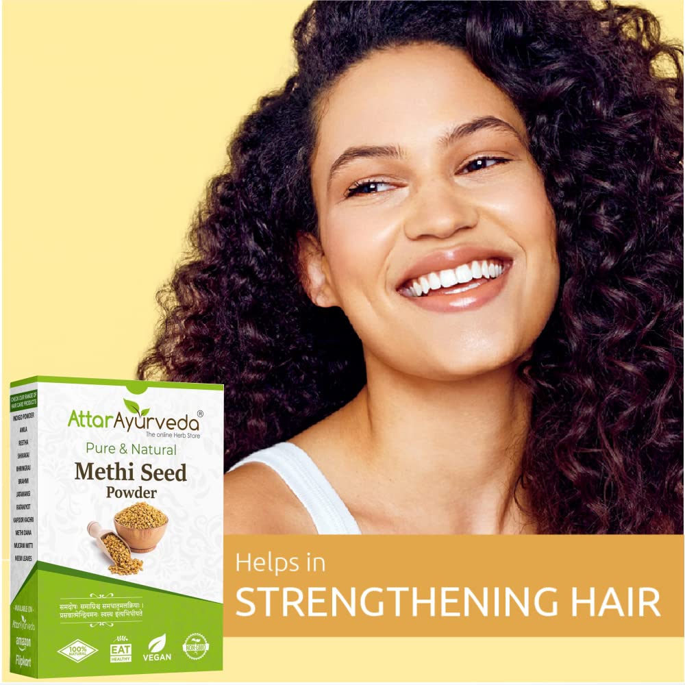 Attar Ayurveda Methi Seed Powder For Hair Growth - 200 g – view 3