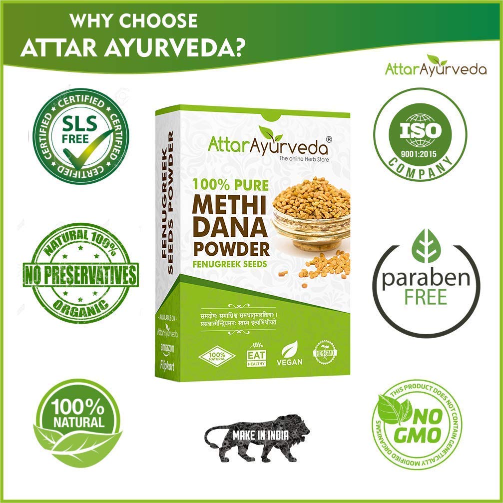 Attar Ayurveda Methi Seed Powder For Hair Growth - 200 g – view 7