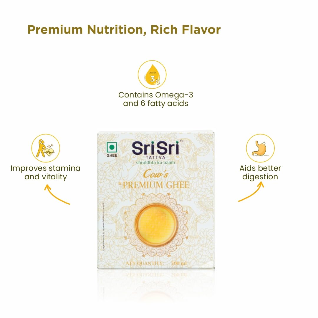 Sri Sri Tattva Premium Cow Ghee 500 ml – view 4