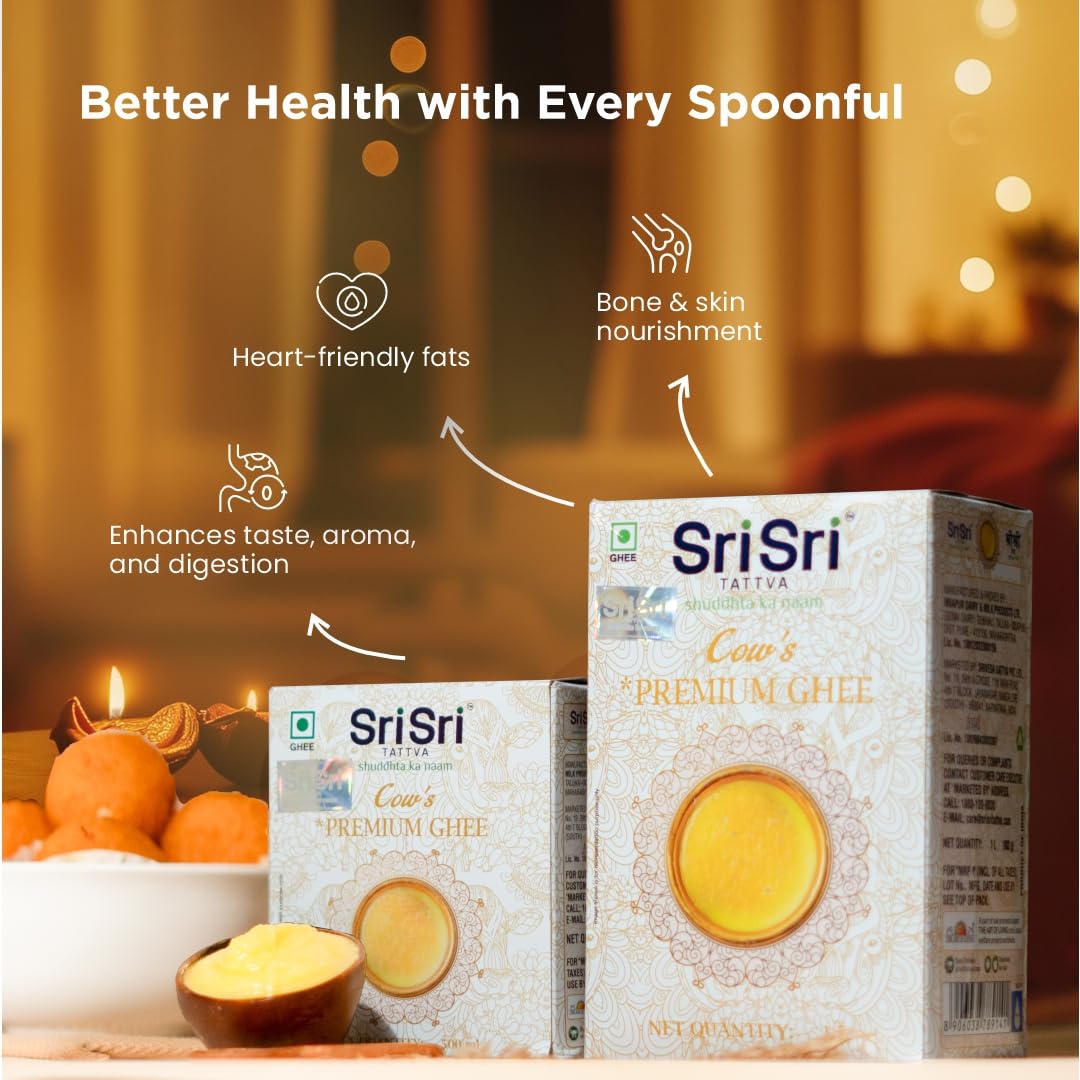 Sri Sri Tattva Premium Cow Ghee 500 ml – view 6