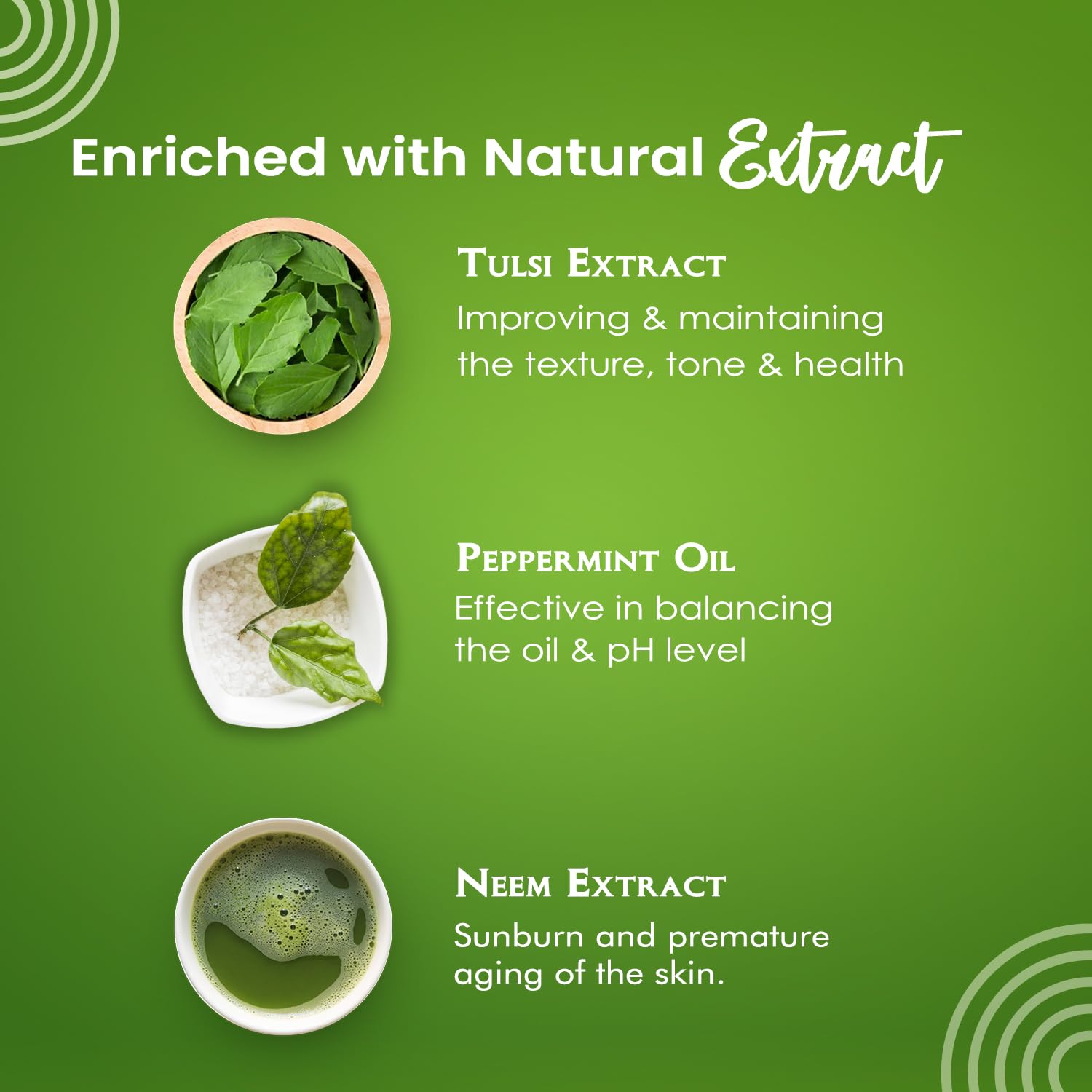 Nutriglow Neem & Tulsi Face Wash With Aloe Vera Extract For Cleanser, Pimple Care Solution, Fresh Feel Purifying, Removes Impurities, 65ml Each, Pack of 2 – view 5