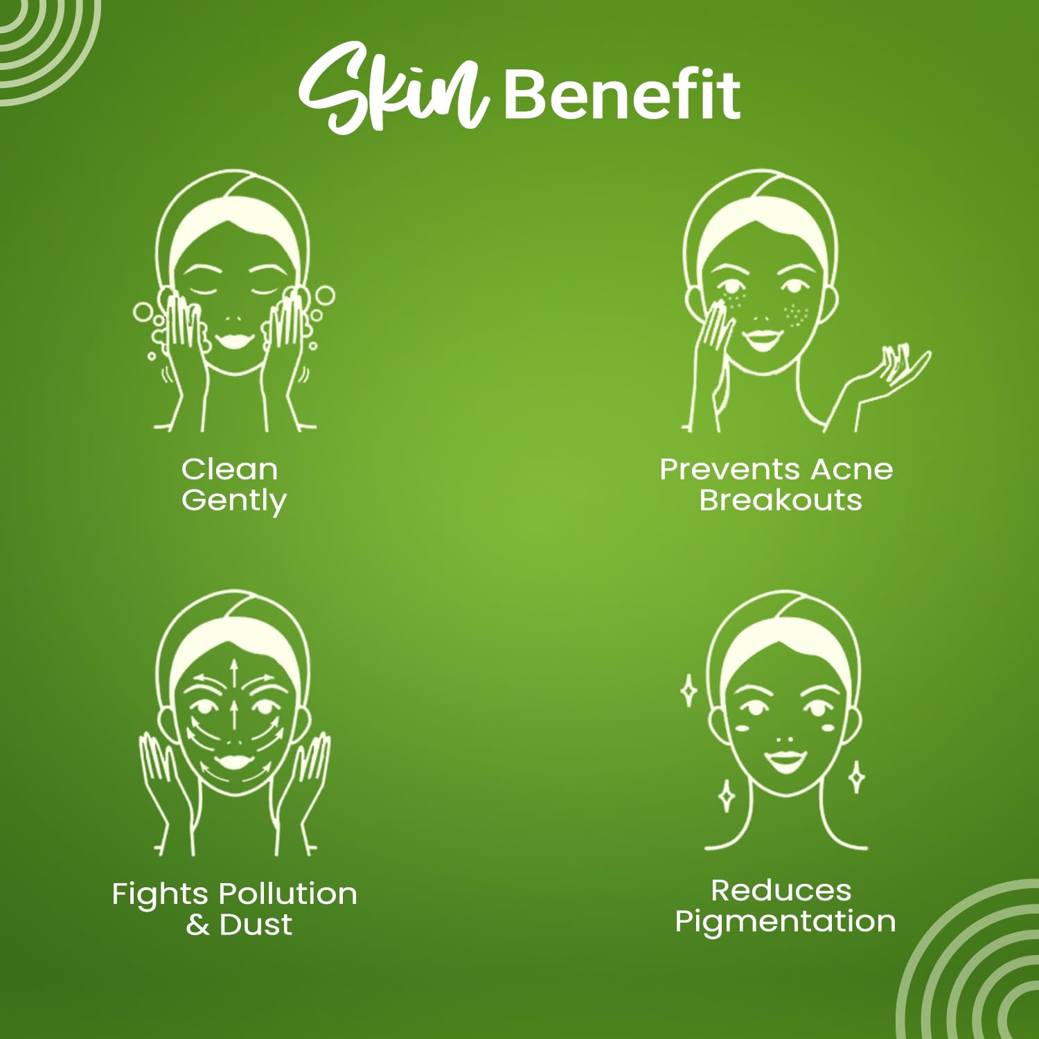 Nutriglow Neem & Tulsi Face Wash With Aloe Vera Extract For Cleanser, Pimple Care Solution, Fresh Feel Purifying, Removes Impurities, 65ml Each, Pack of 2 – view 6