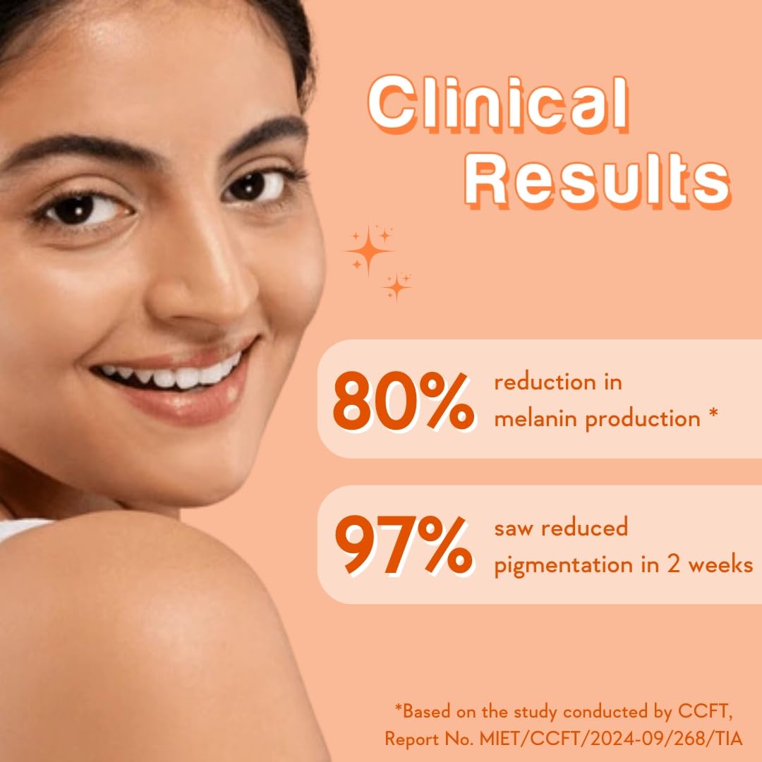 WishCare Super Bright C16 Vitamin C Serum For Oily Skin,Dry & Combination Skin -10% Vitamin C,4% Niacinamide,1% Kojic Acid,0.5% Ferulic Acid,Licorice & 4-N-BR- Serum For Pigmentation & Dark Spots 30Ml – view 2