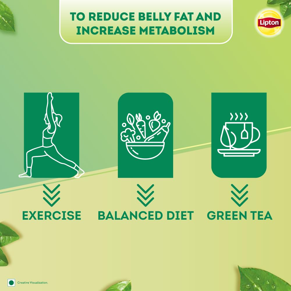 Lipton Clear & Light Green Tea Bags 100 Pcs, 130 Grams – view 6
