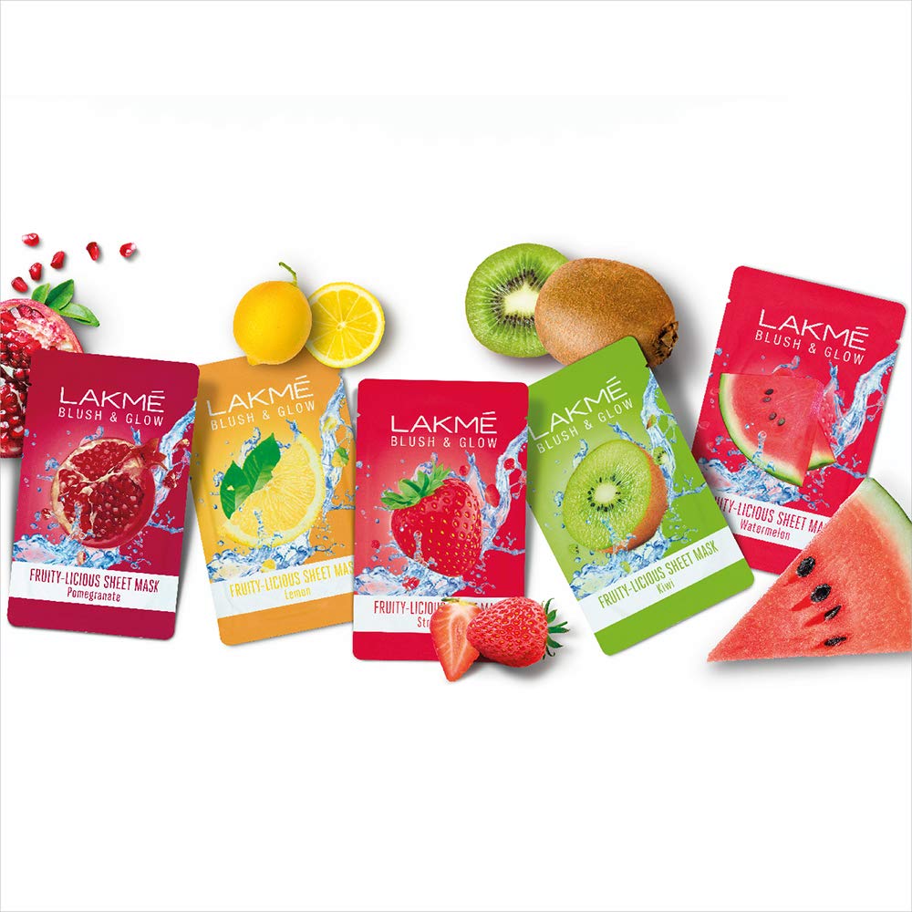 LAKMÉ Blush & Glow Strawberry Sheet Mask, 25 Ml – view 6