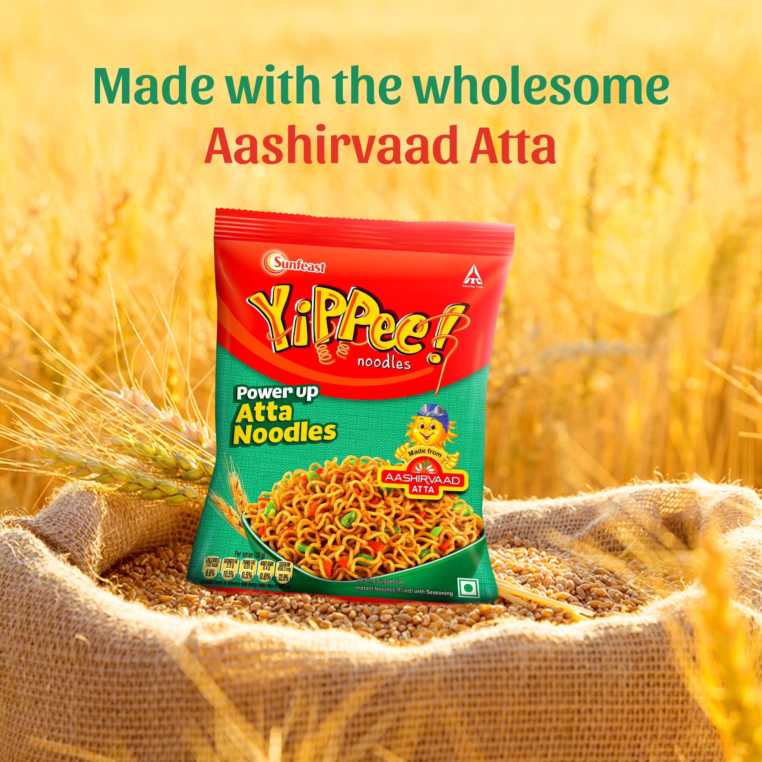 Sunfeast YiPPee! Power Up Atta Noodles, Instant Noodles (Single Pack), 70g – view 4