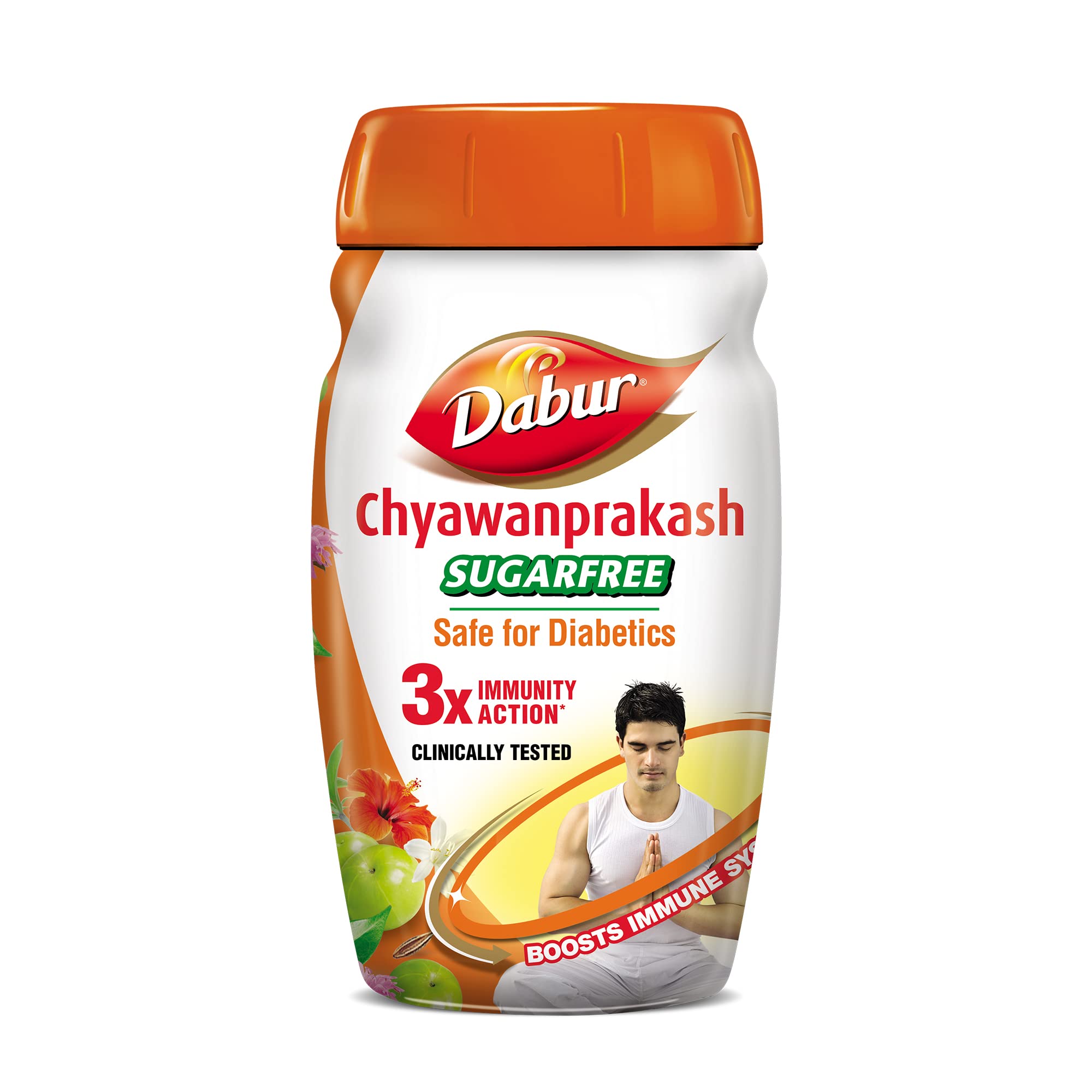Front view of Dabur Chyawanprakash Sugarfree 900 g bottle