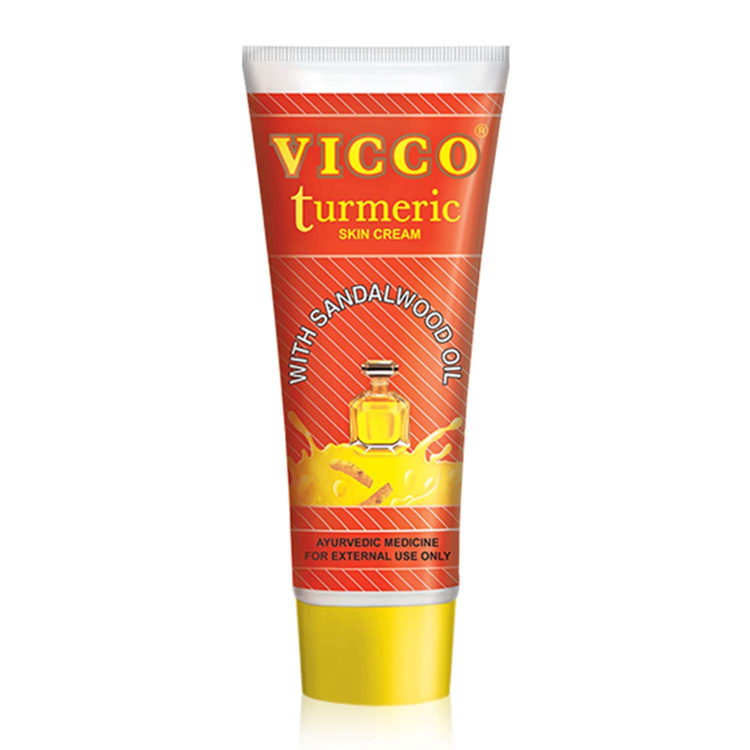 Vicco Ayurvedic face cream tube for acne control and glow